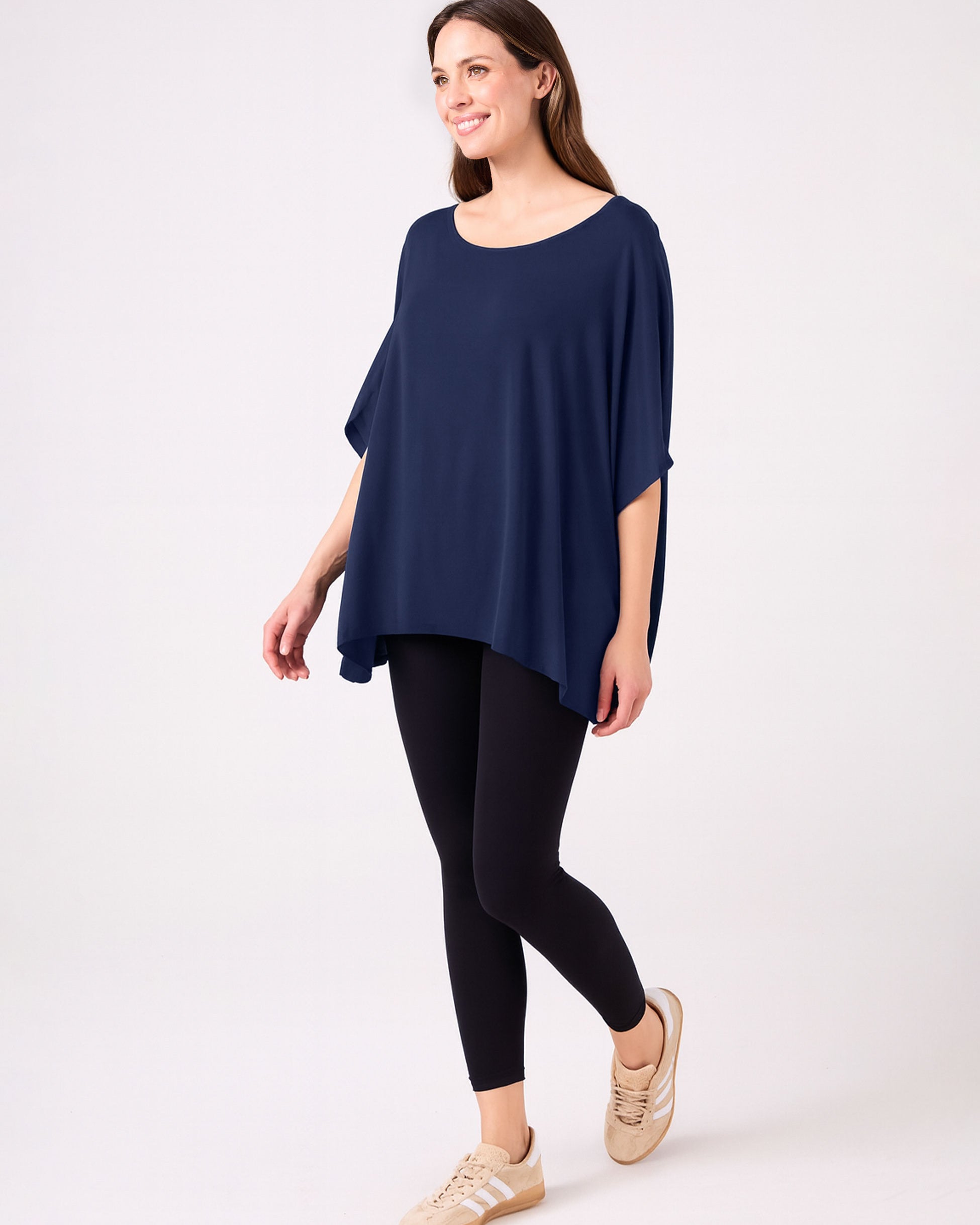 Flow Luxe Tunic - Navy