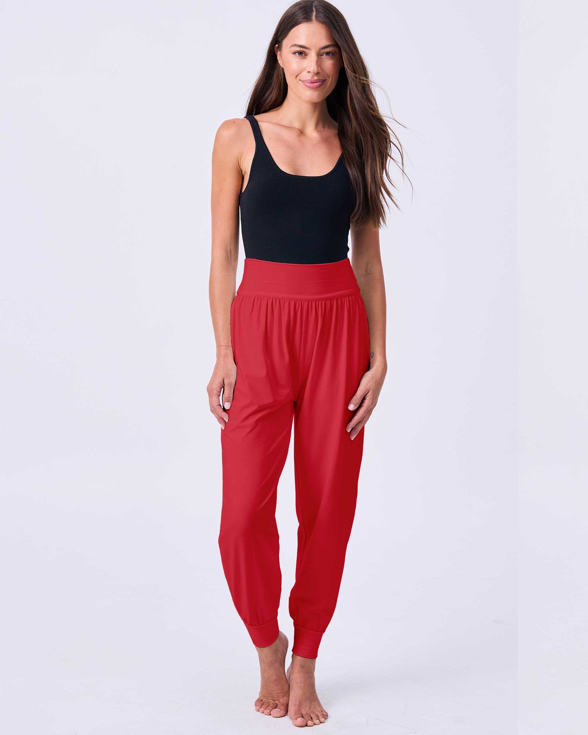 Nomad Relax Pant - Cherry