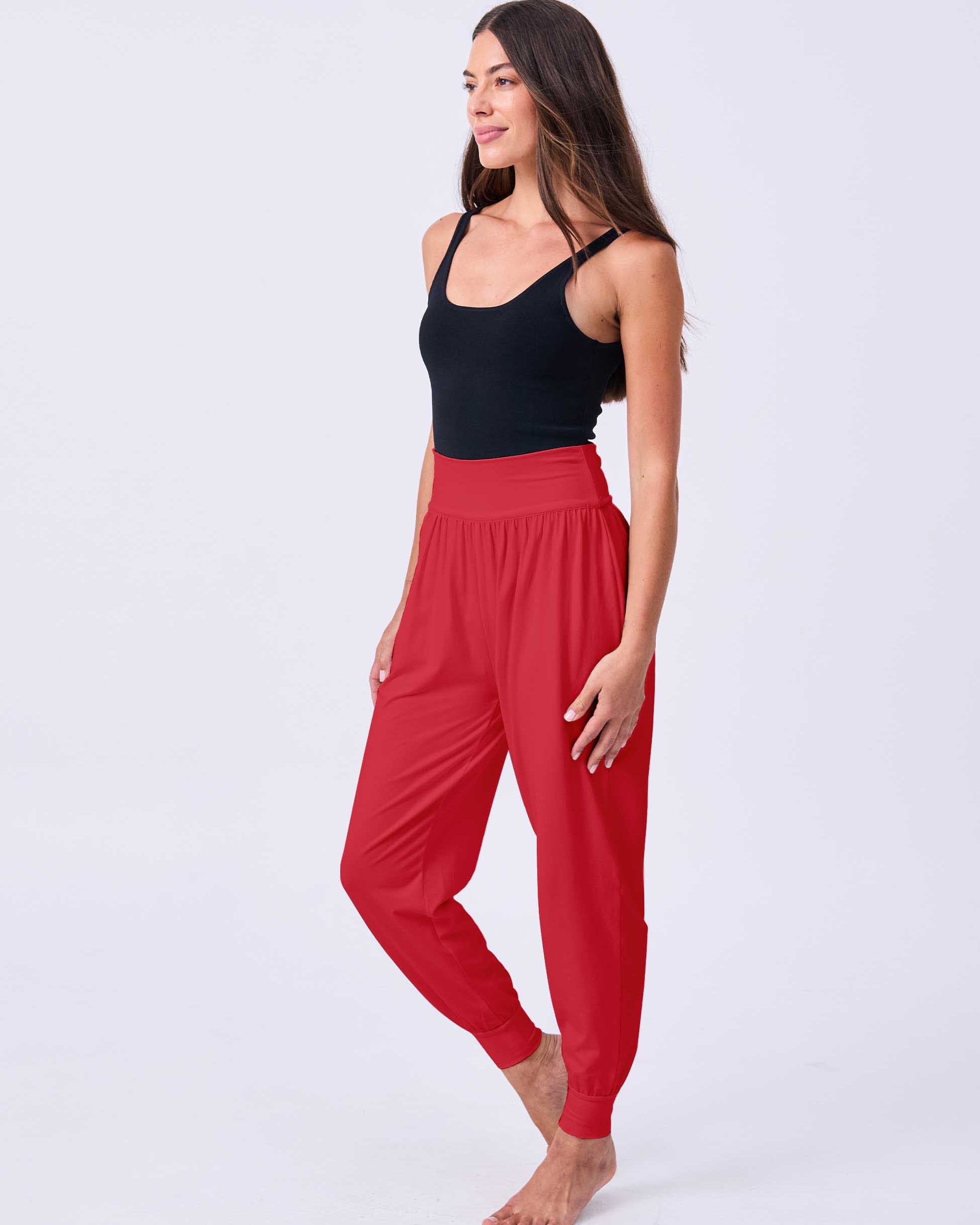 Nomad Relax Pant - Cherry