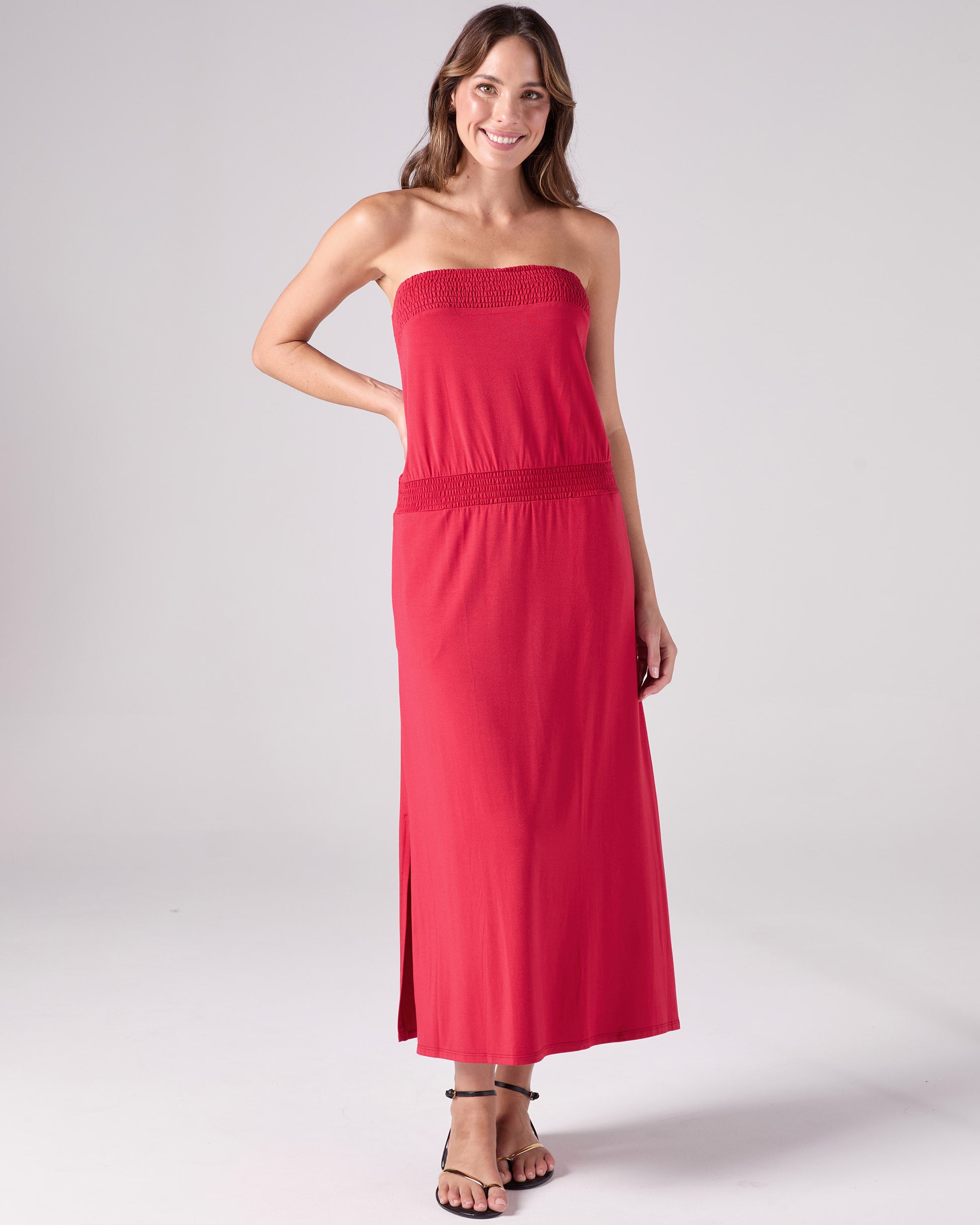 Byron Dress - Cherry