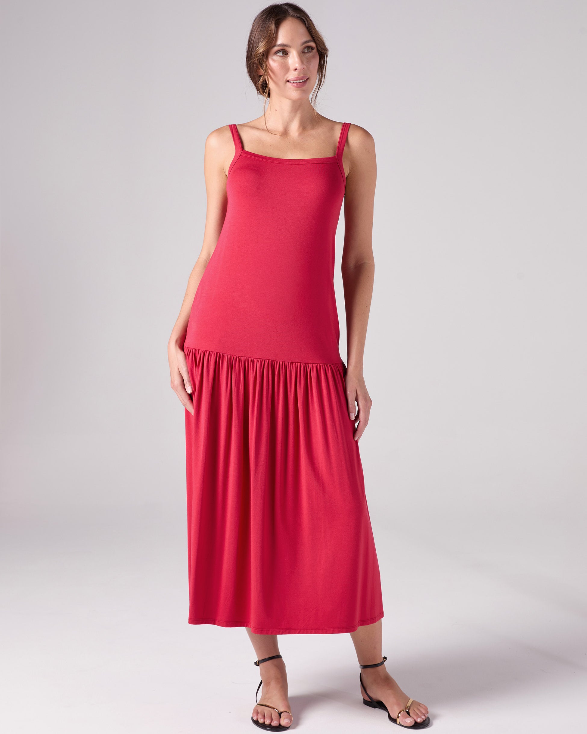 Alma Dress - Cherry