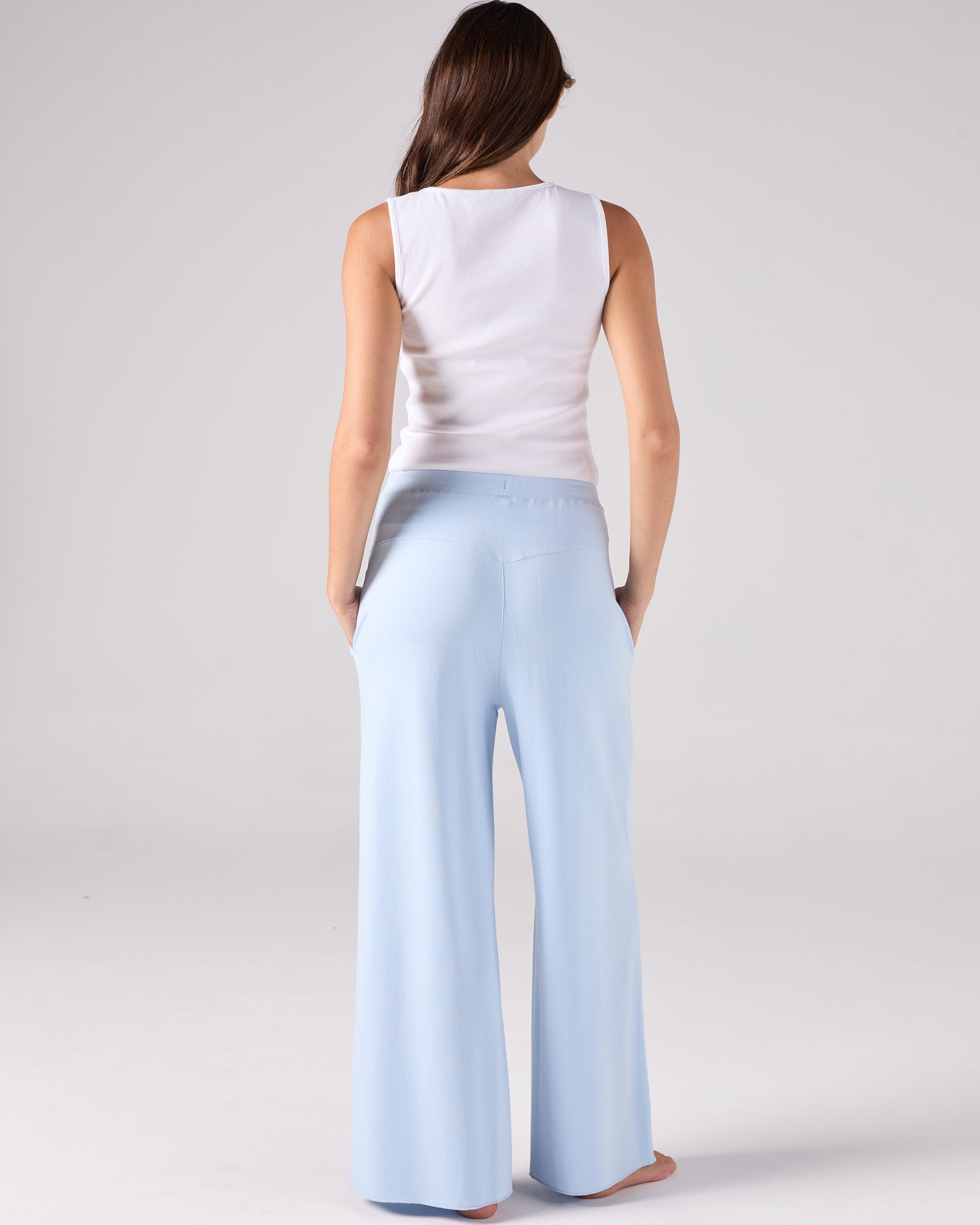 French Terry Yin Sweat Pant - Cashmere Blue