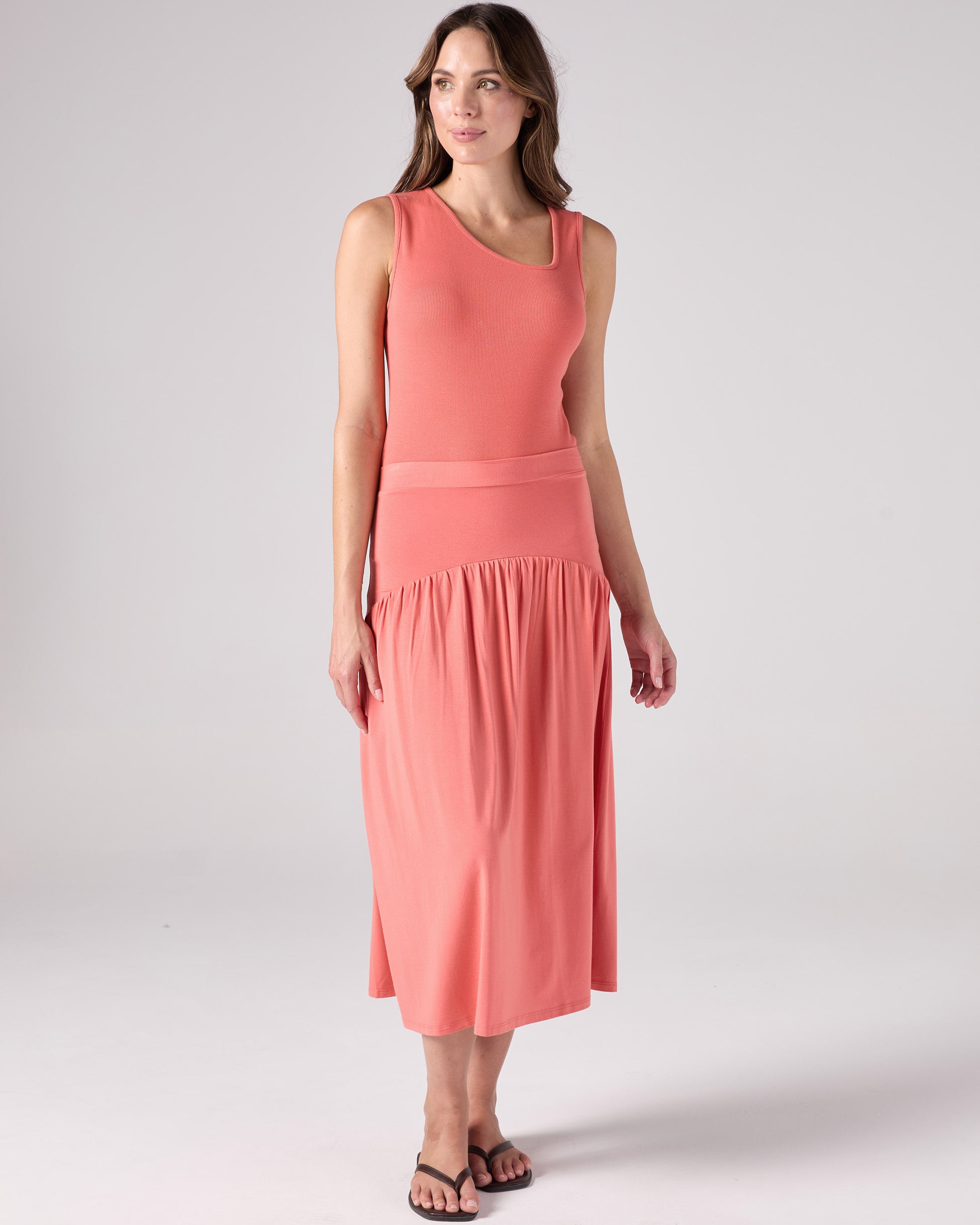 Riva Rib Tank - Sienna