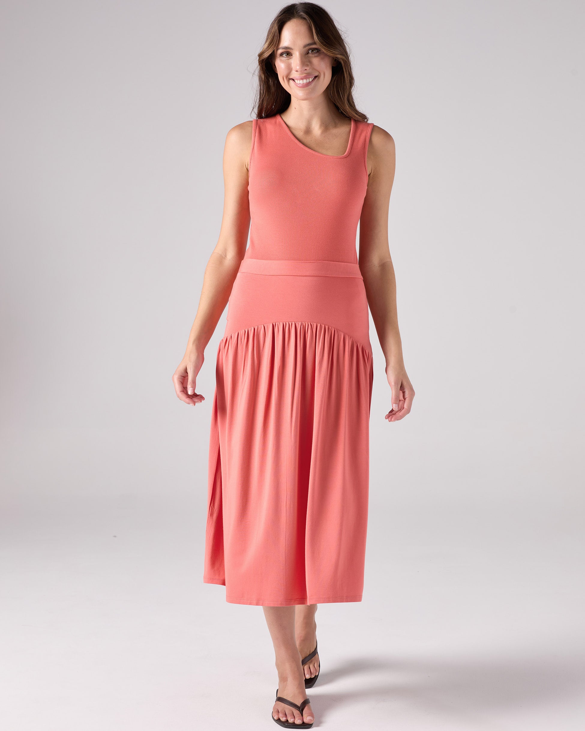 Riva Rib Tank - Sienna