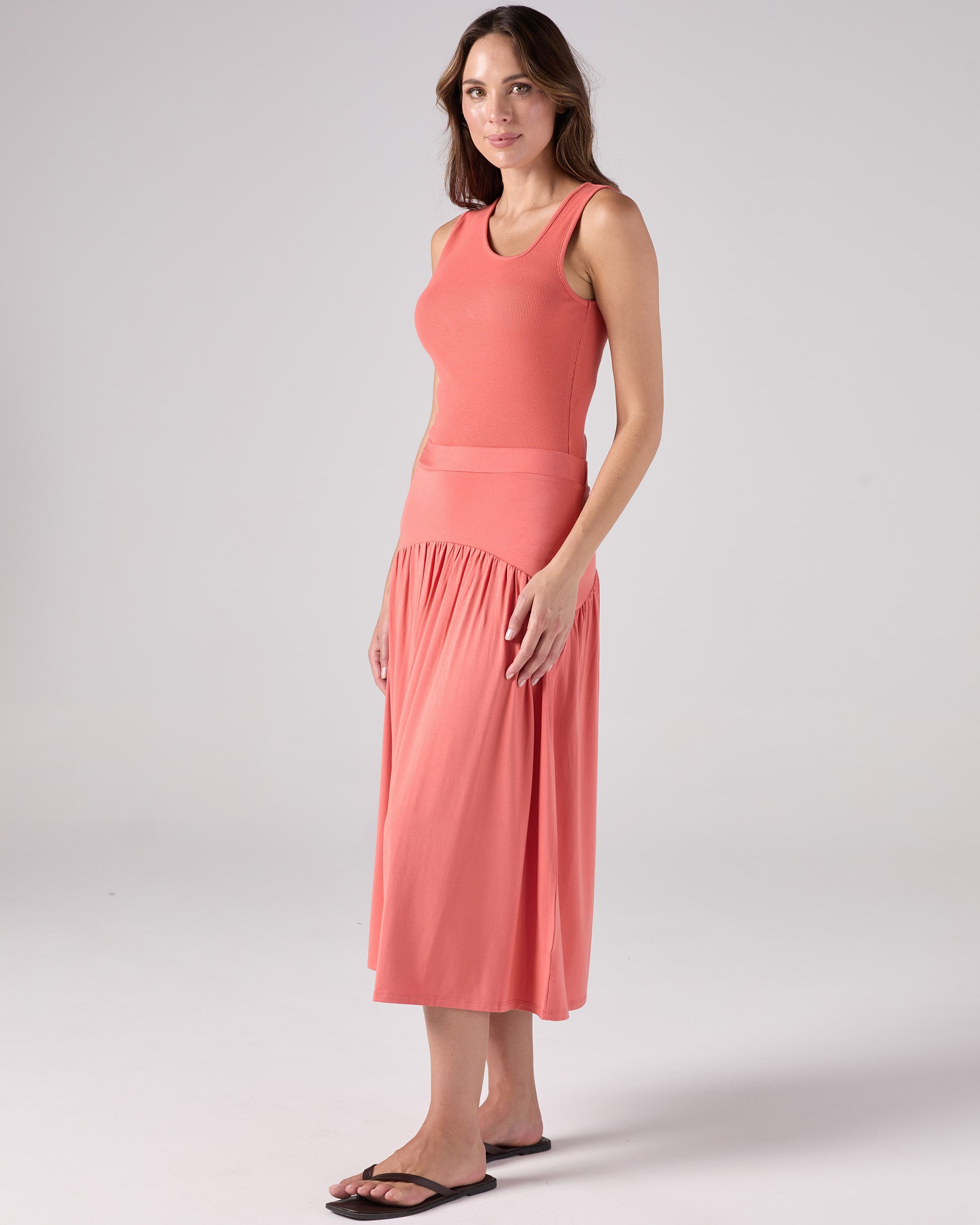 Riva Rib Tank - Sienna