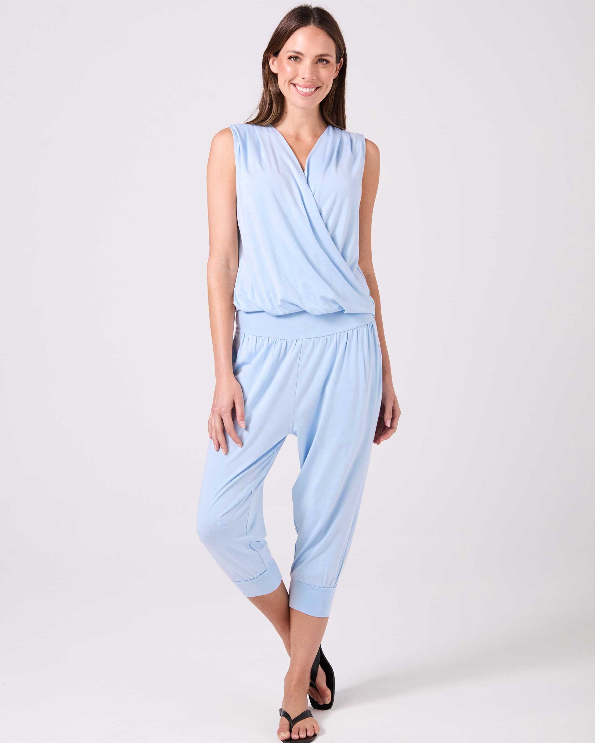 Nomad Modal 7/8 relax Pant - Cashmere Blue