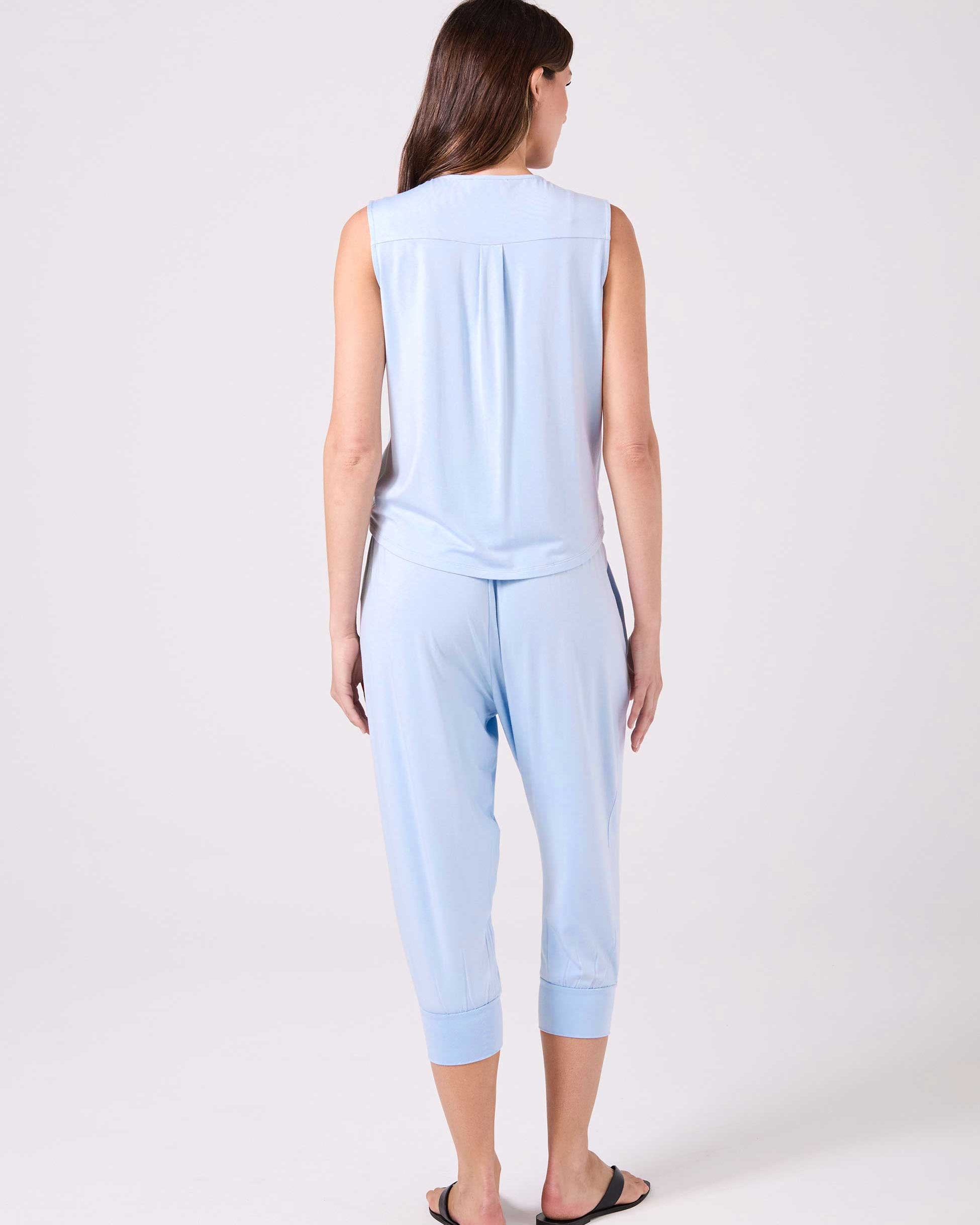 Nomad Modal 7/8 relax Pant - Cashmere Blue