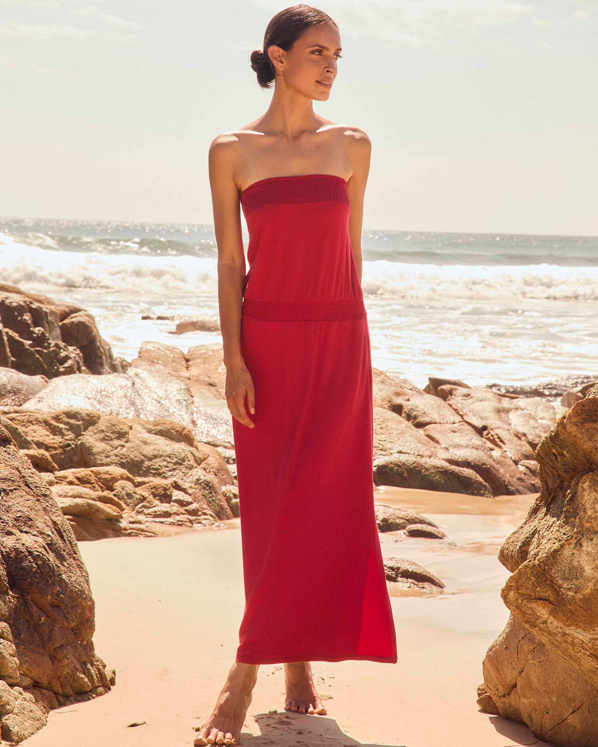 Byron Dress - Cherry