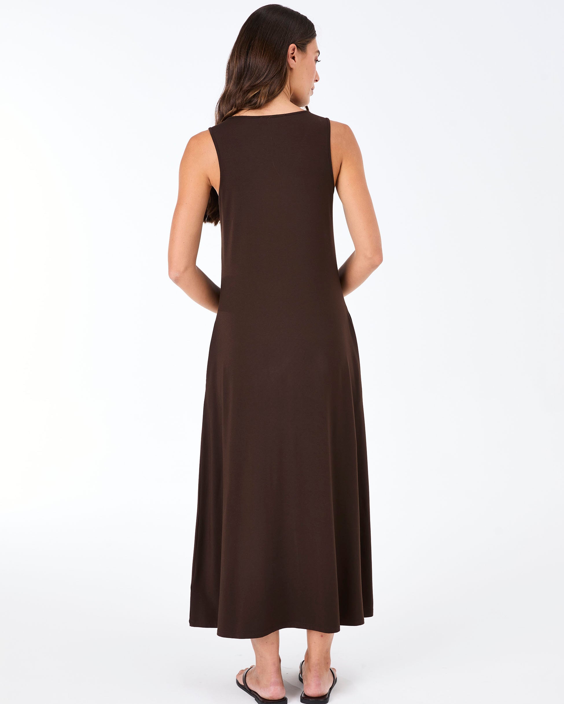 Dione Dress - Coffee Bean