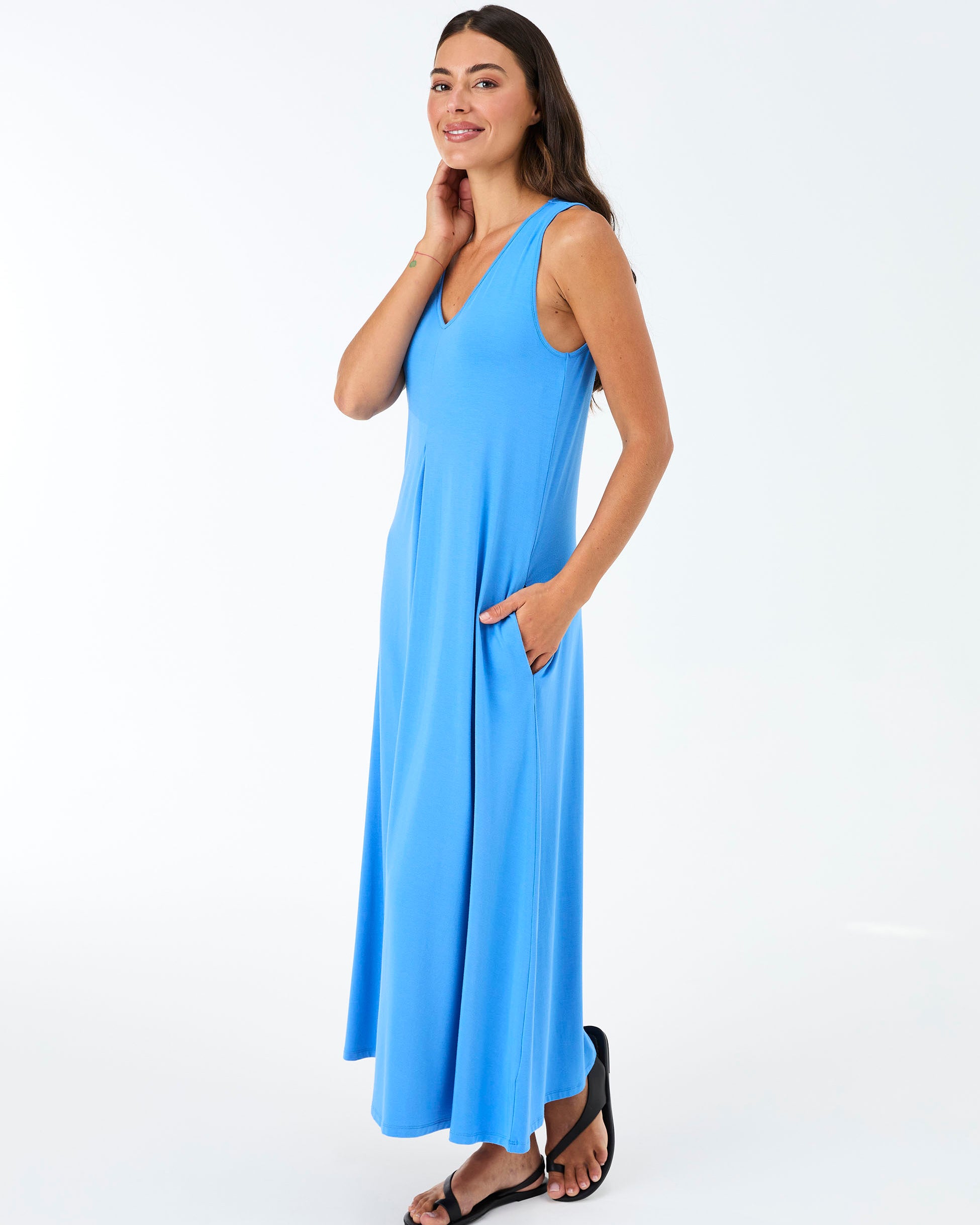 Dione Dress - Cobalt