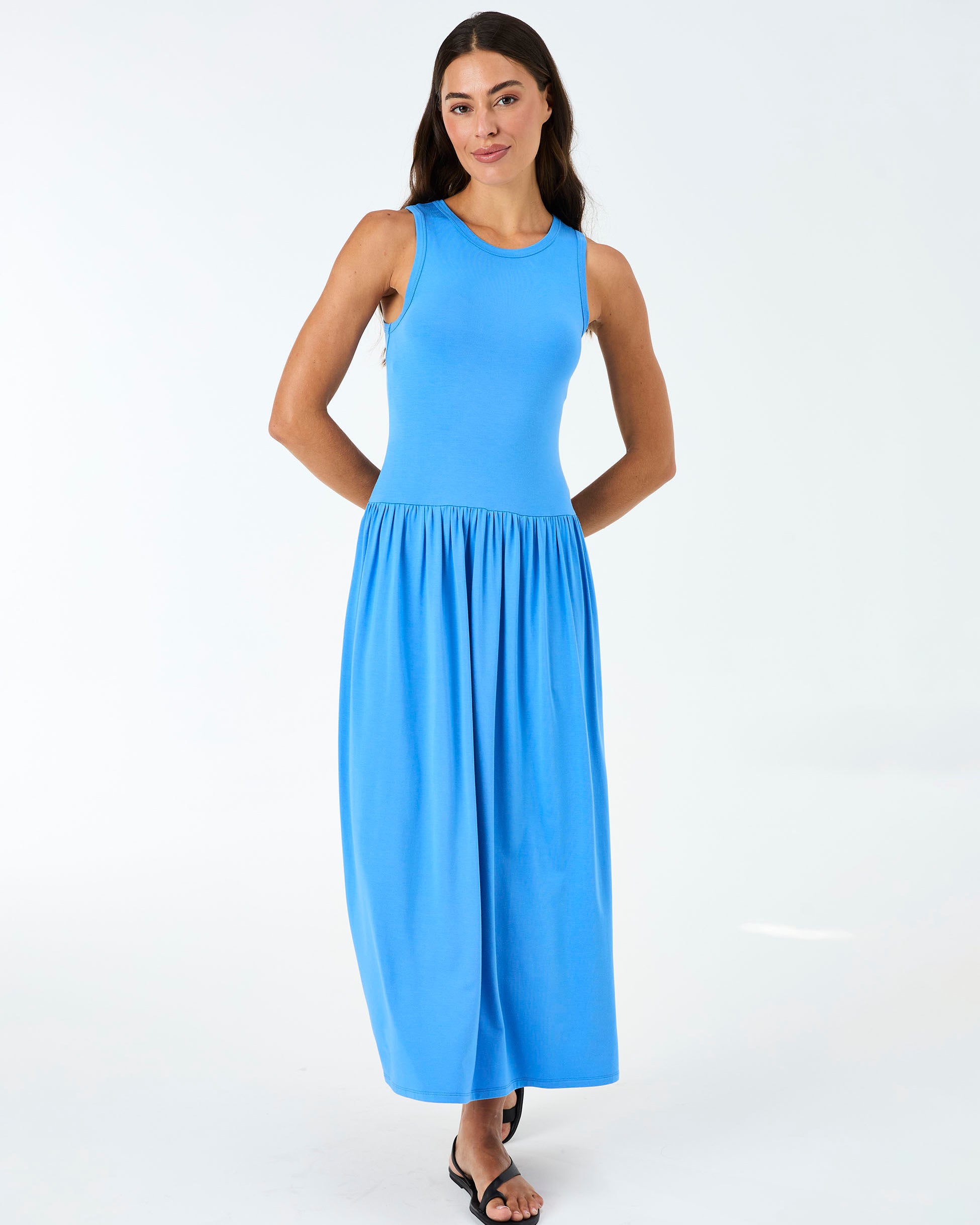 Essential Maxi Dress - Cobalt