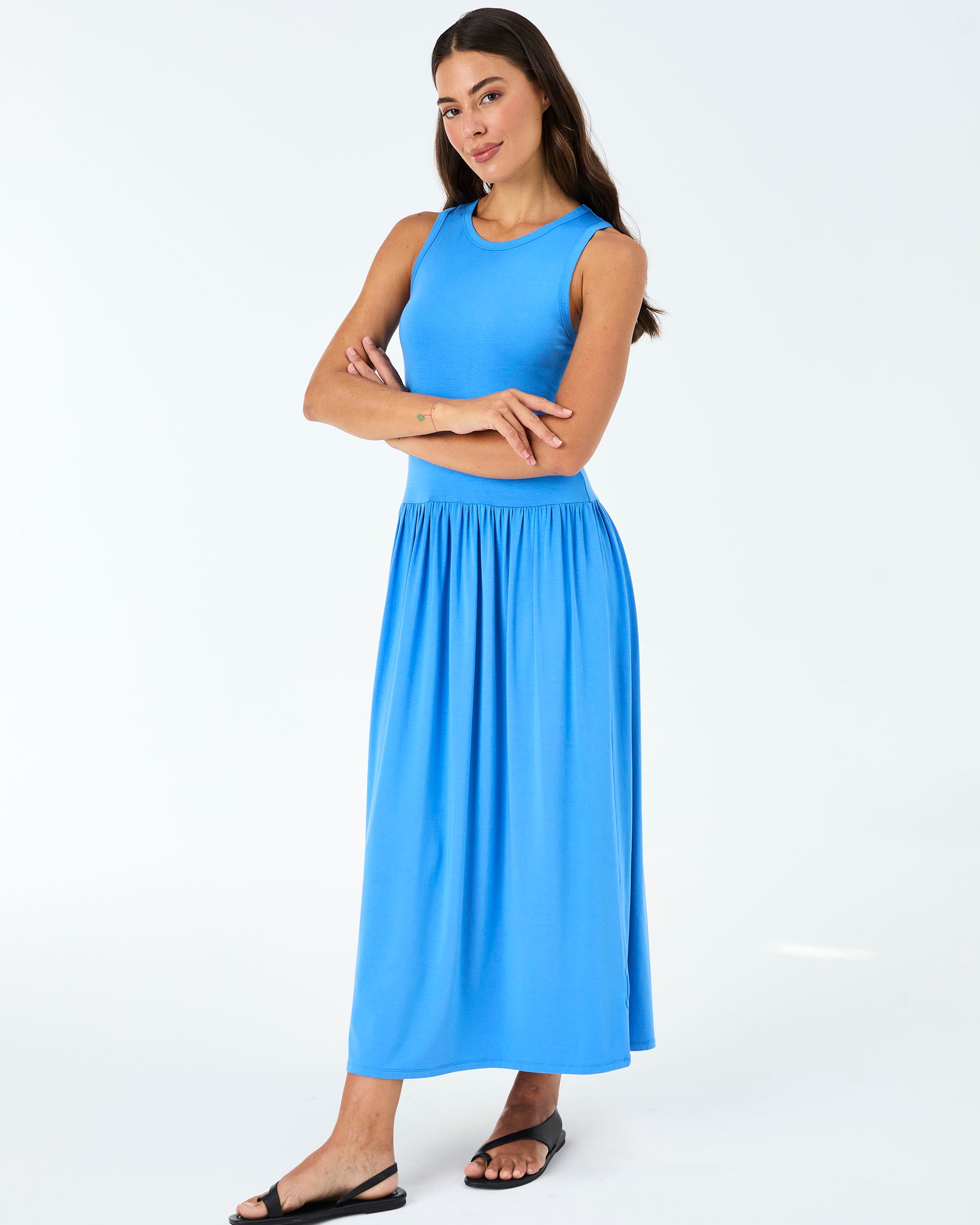 Essential Maxi Dress - Cobalt