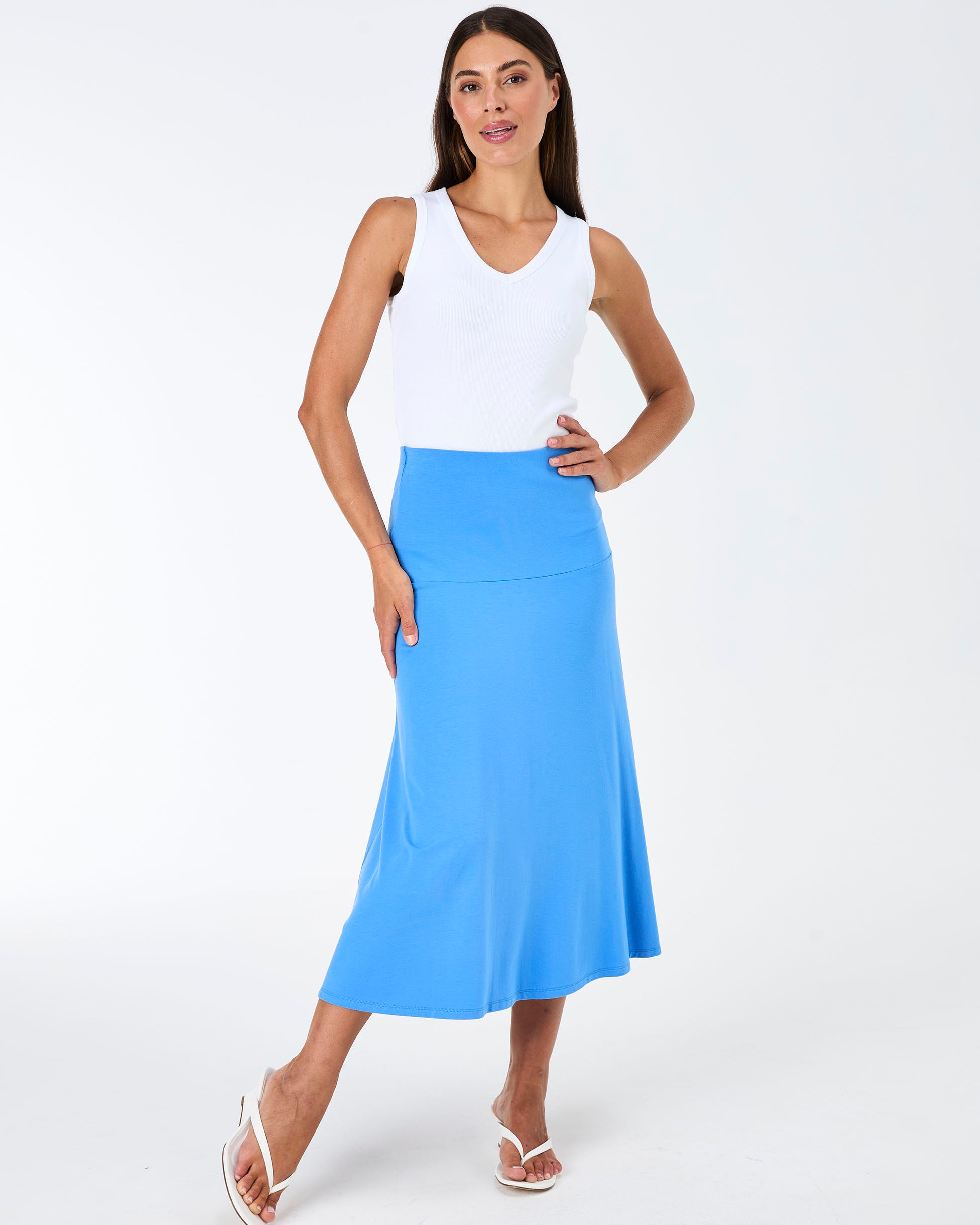 Lune Skirt - Cobalt