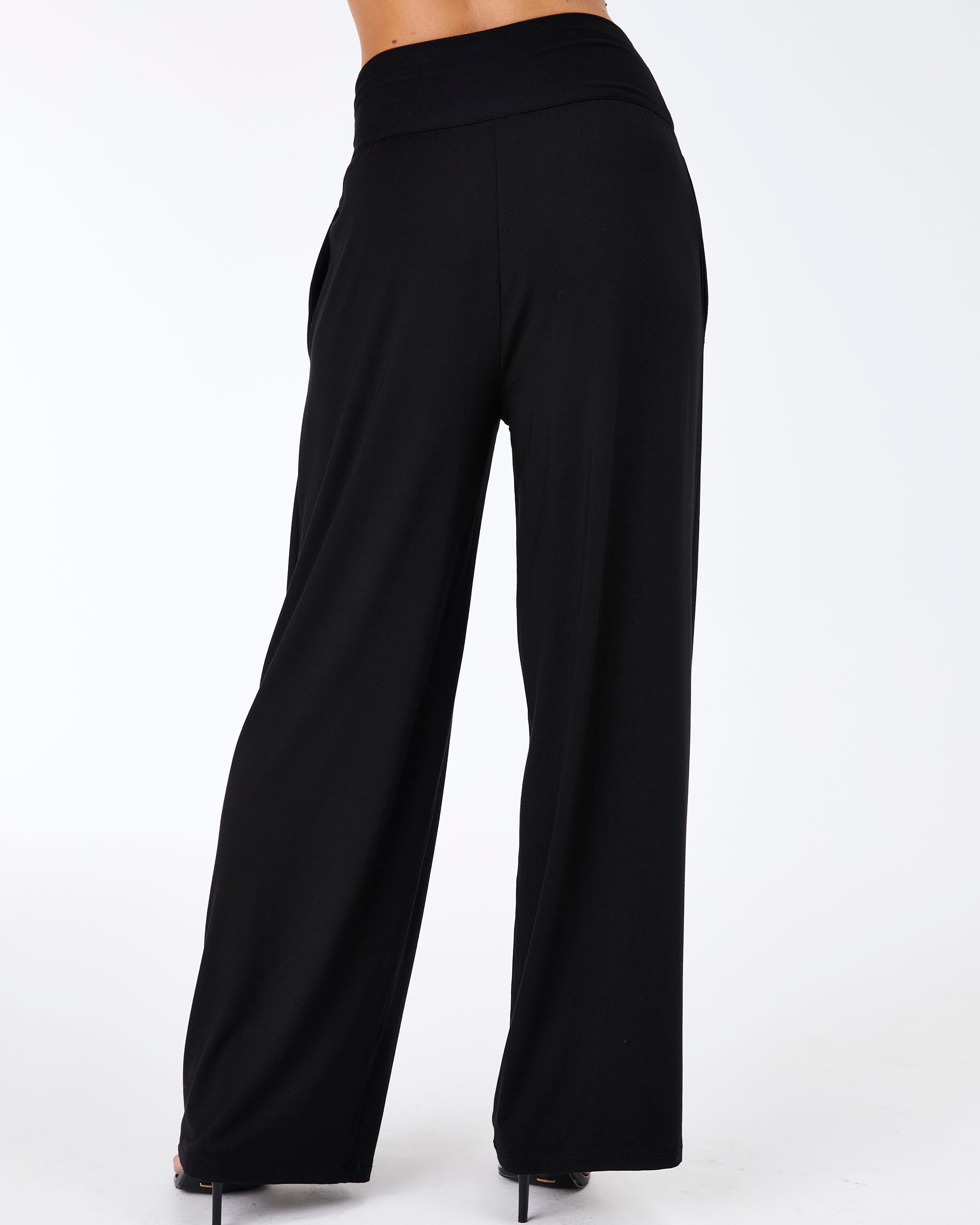 Nomad Modal Wide Leg Pant - Black