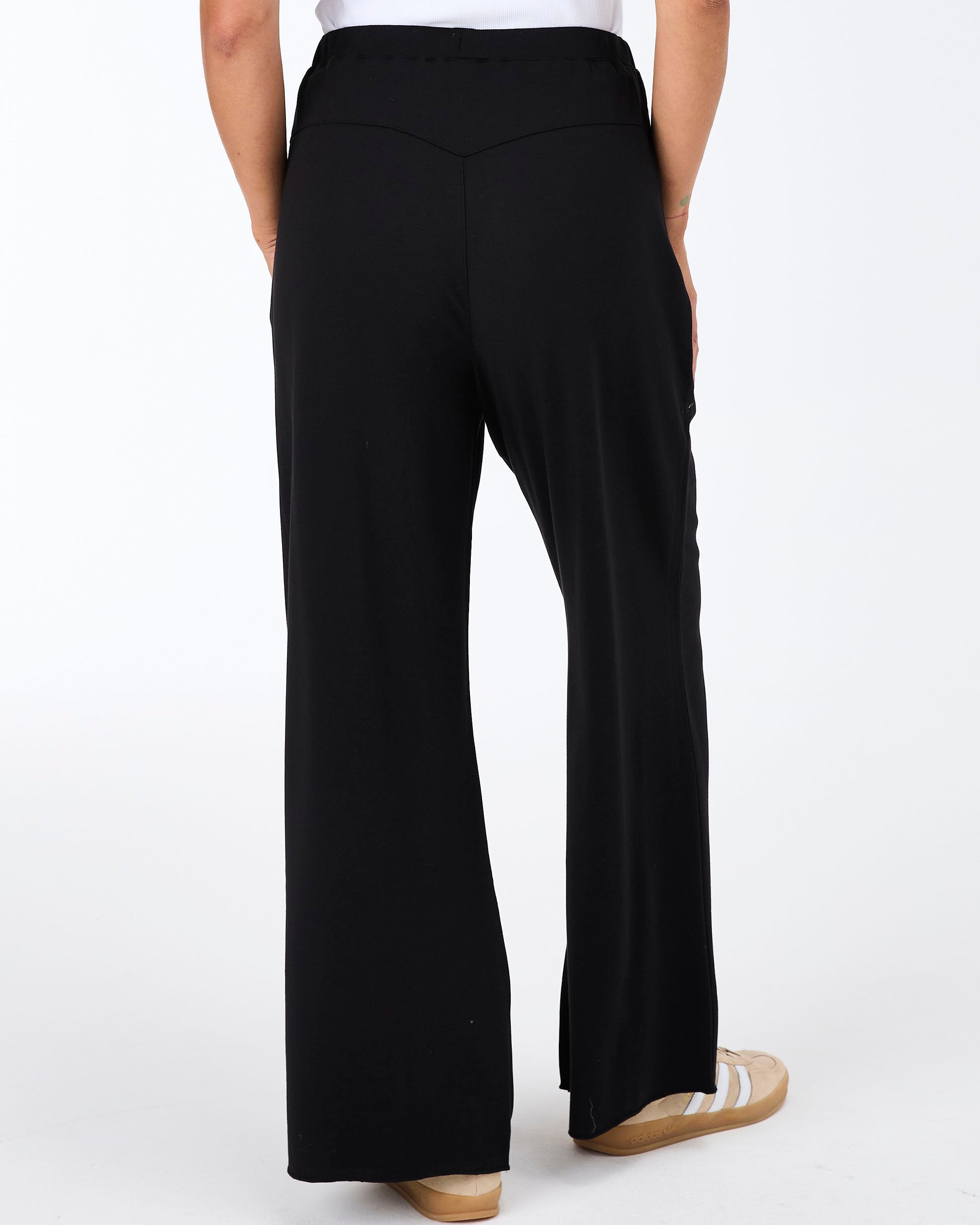 French Terry Yin Sweat Pant - Black
