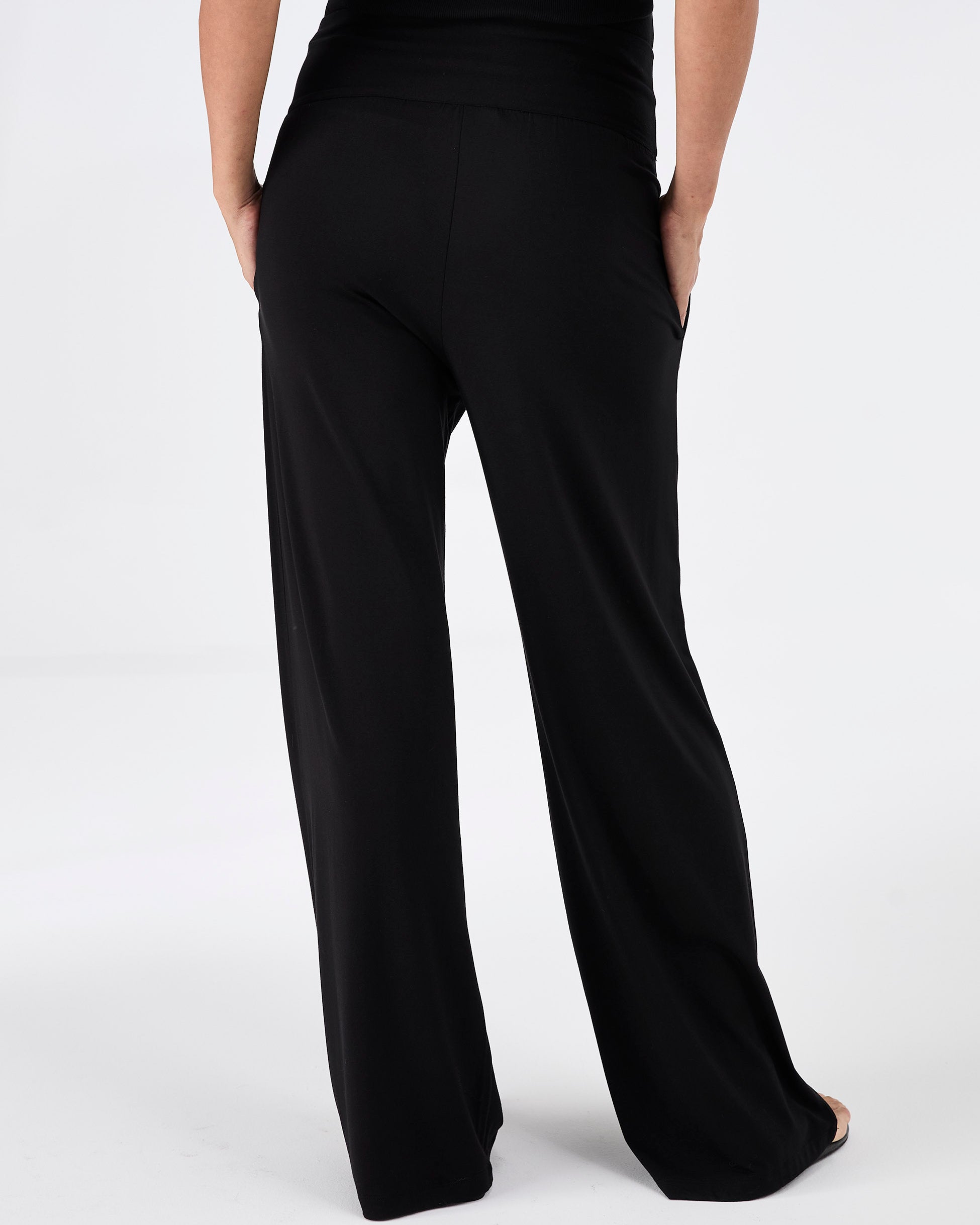 Nomad Modal Wide Leg Pant - Black