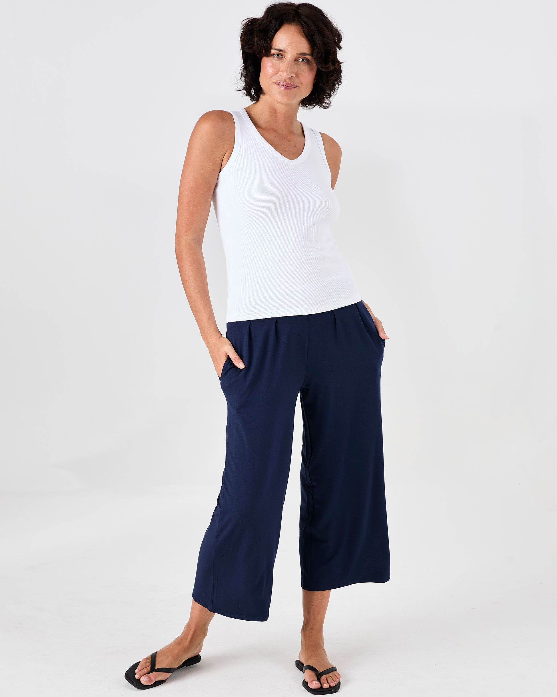 Jett Culottes- Navy