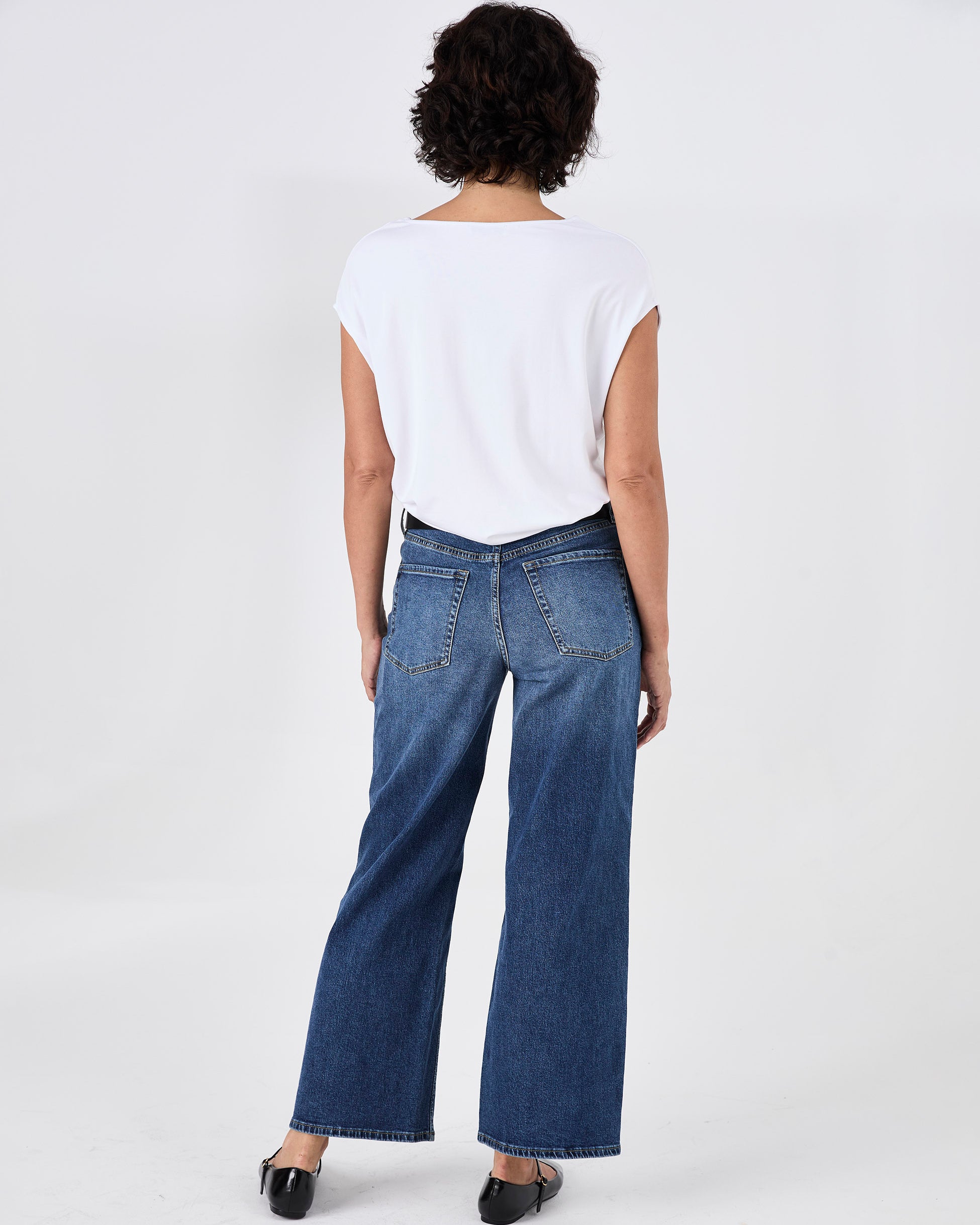 Modal Luxe Layer Tee - White