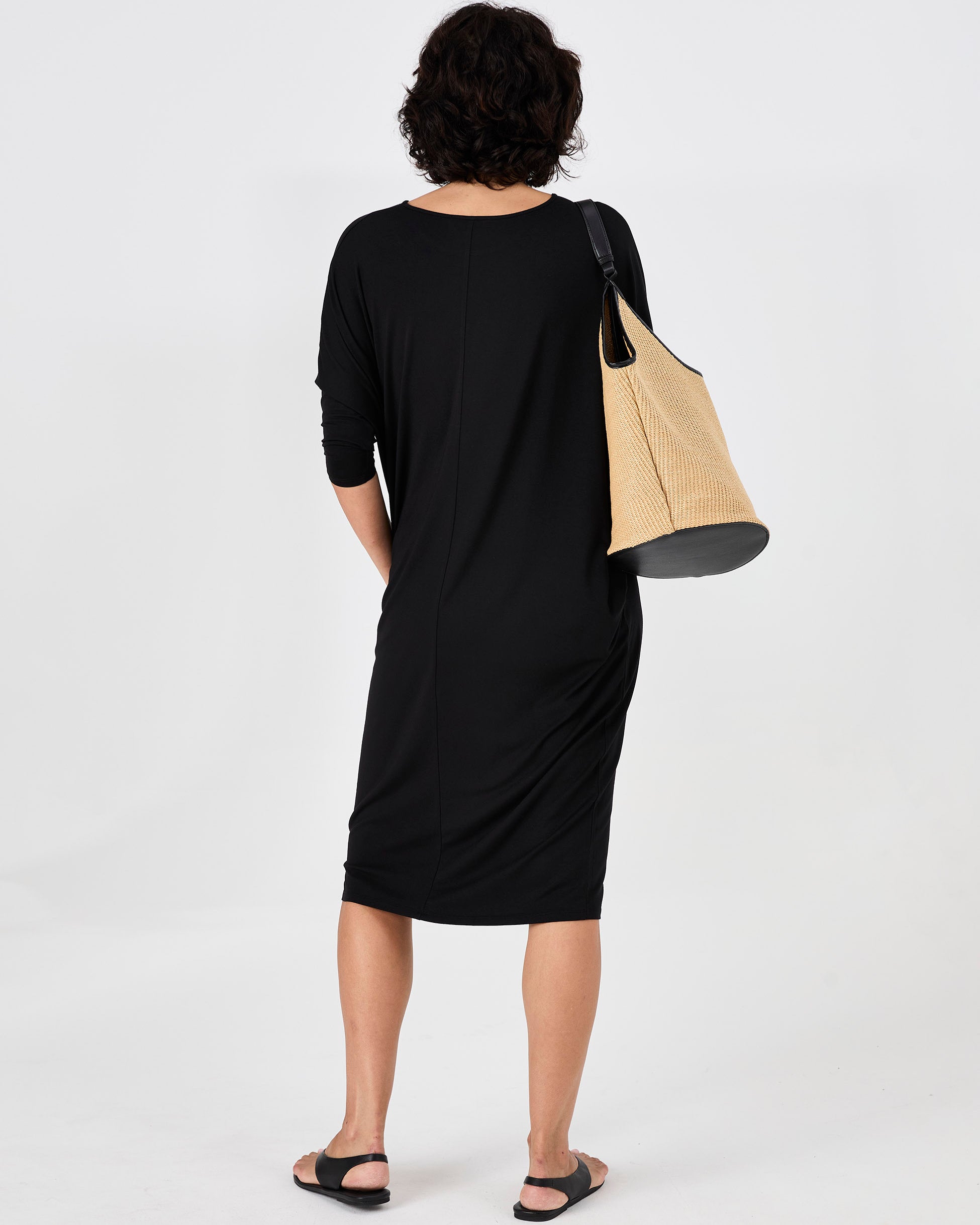 Easy Flow Dress - Black