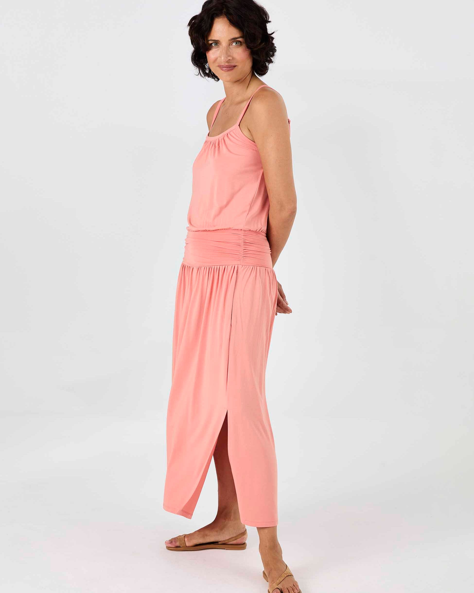 Imogen Dress - Apricot
