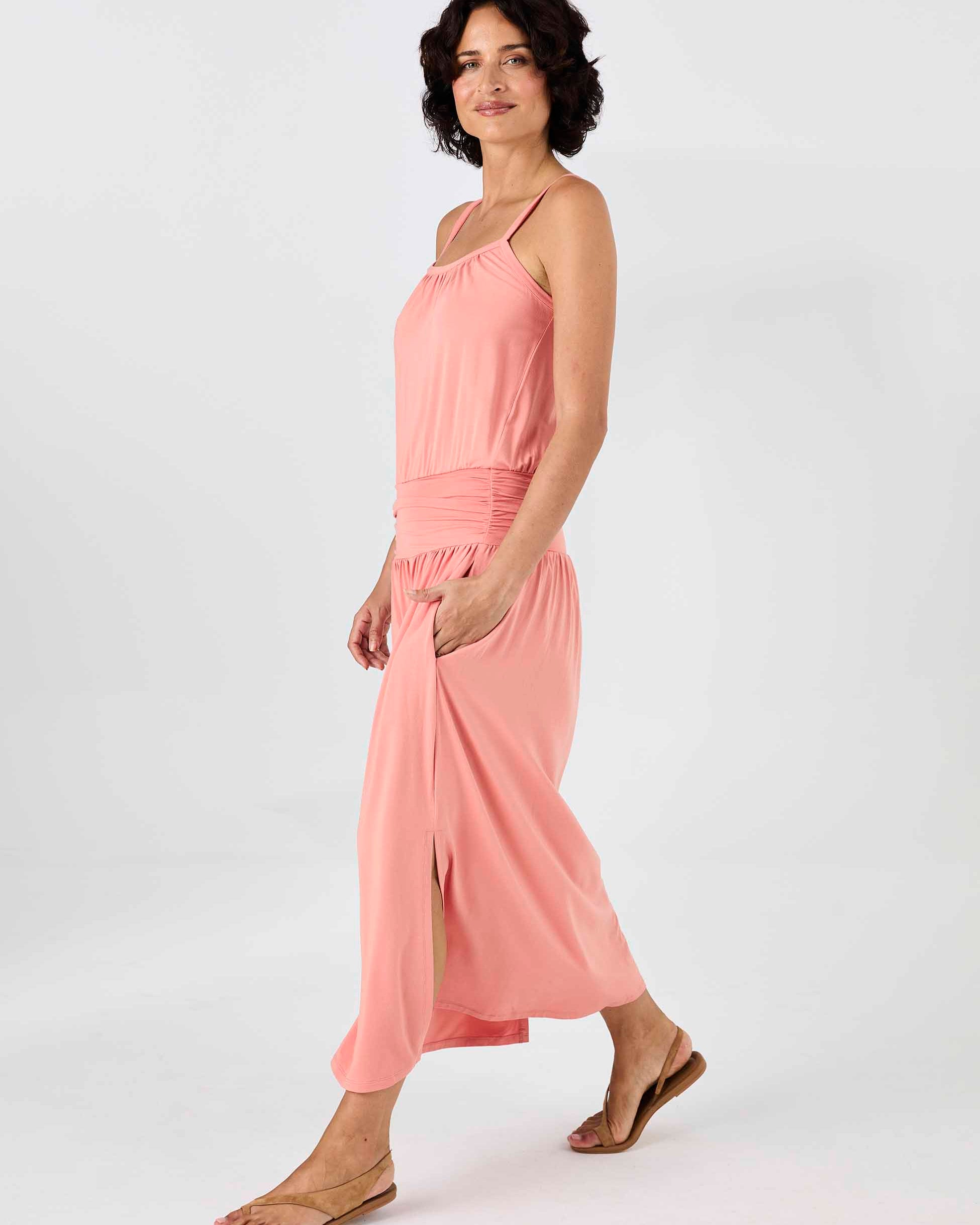 Imogen Dress - Apricot