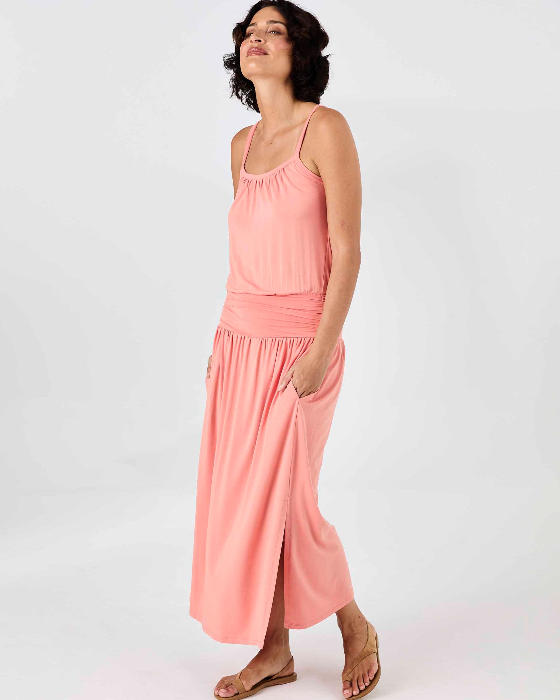 Imogen Dress - Apricot