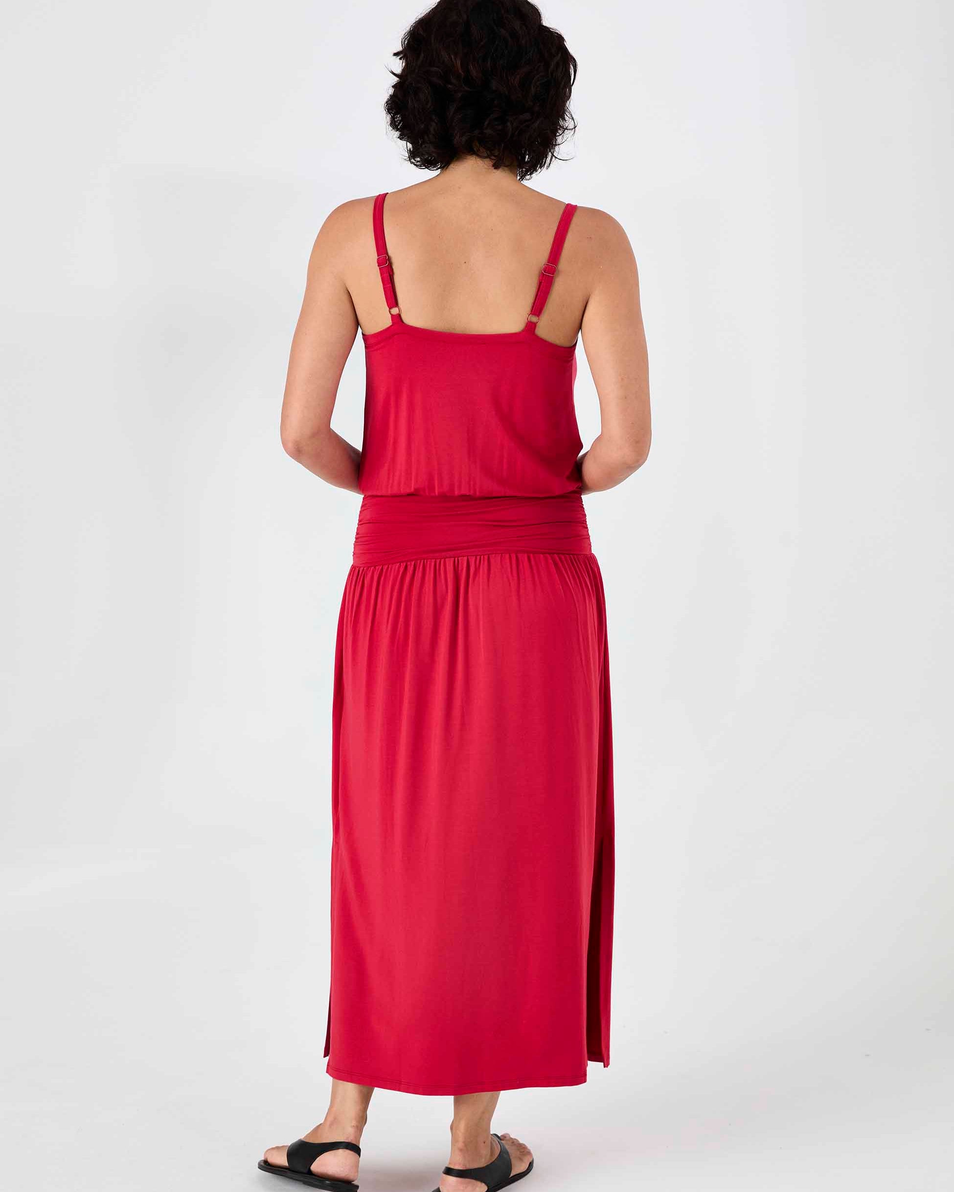 Imogen Dress - Cherry