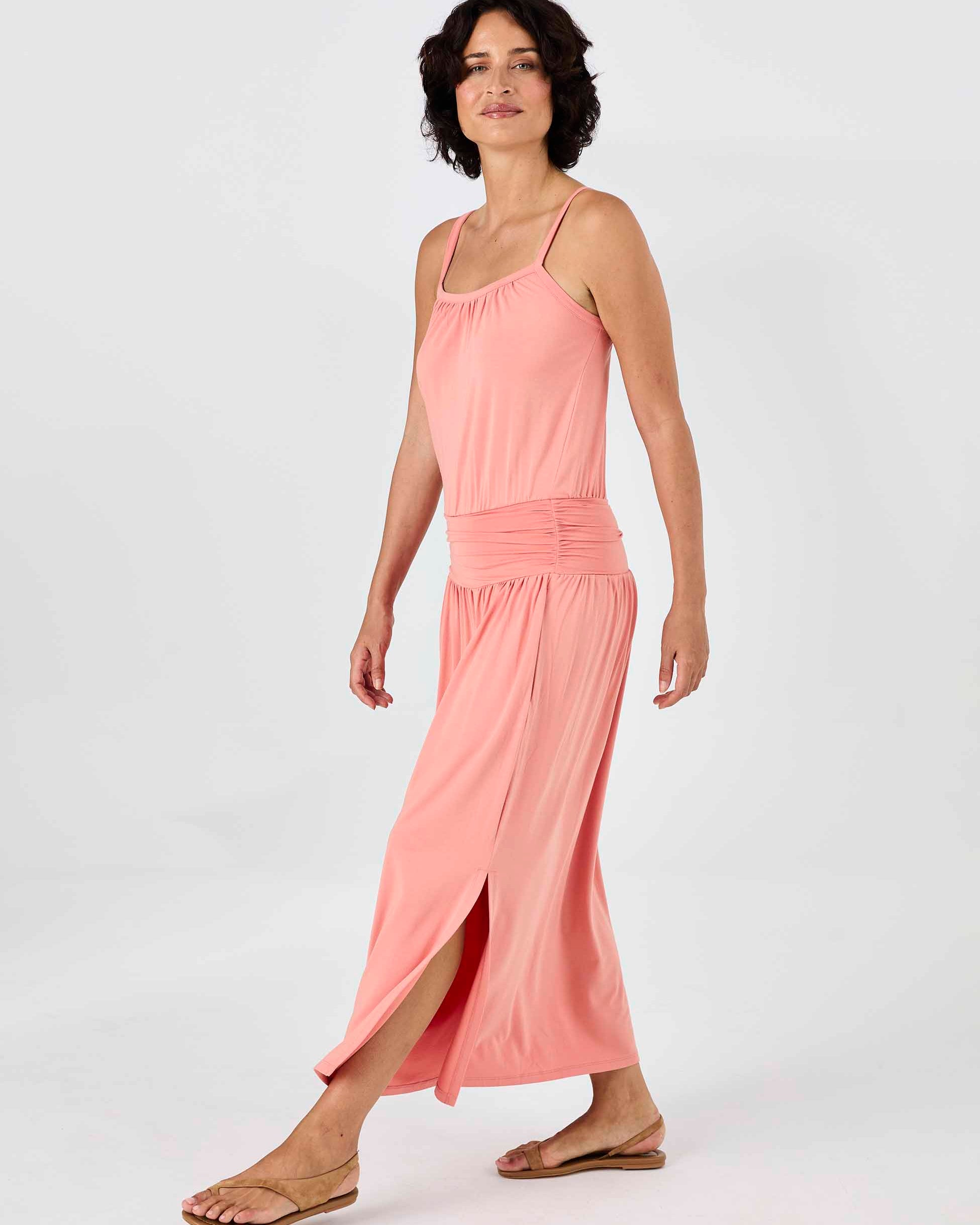 Imogen Dress - Apricot