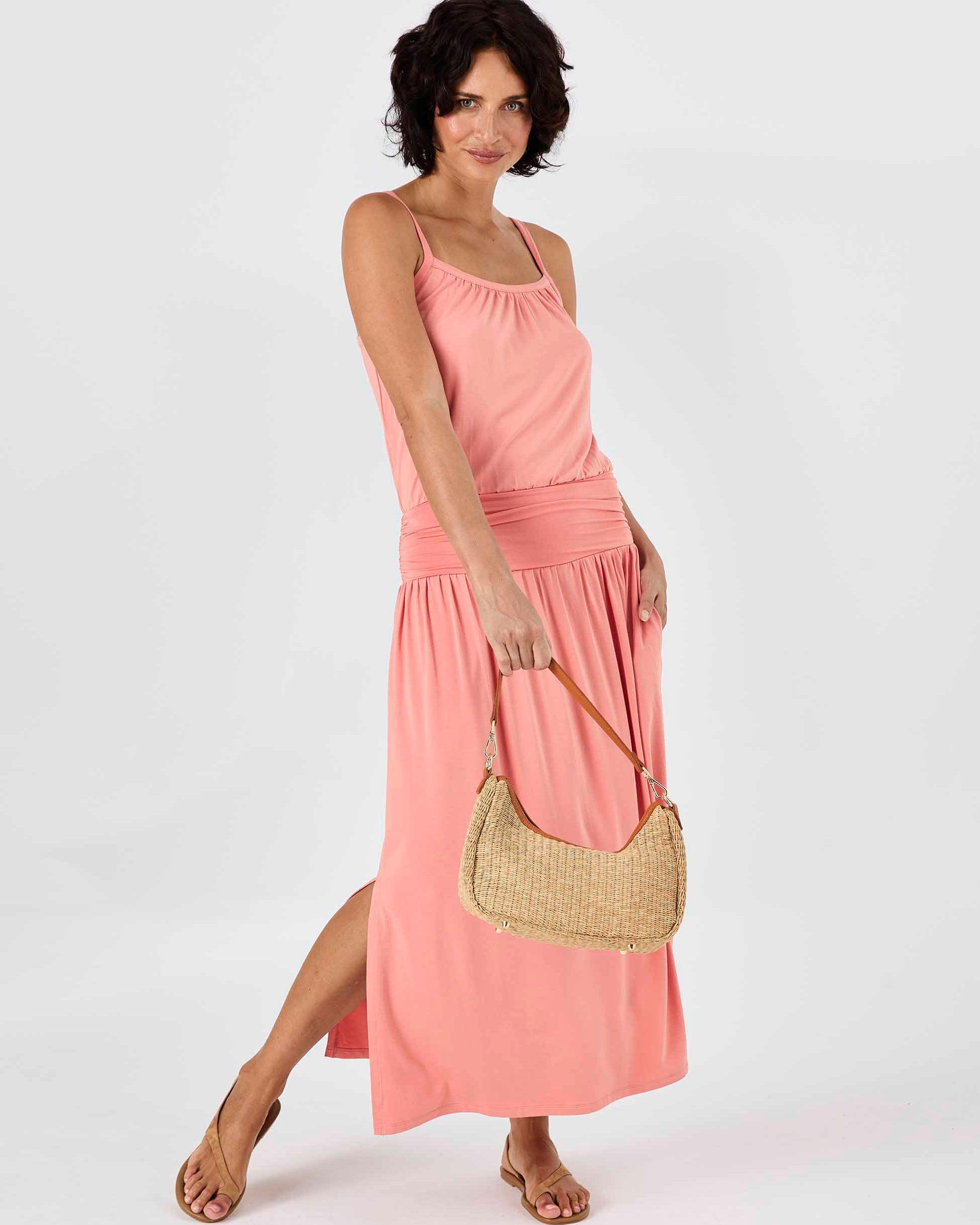 Imogen Dress - Apricot