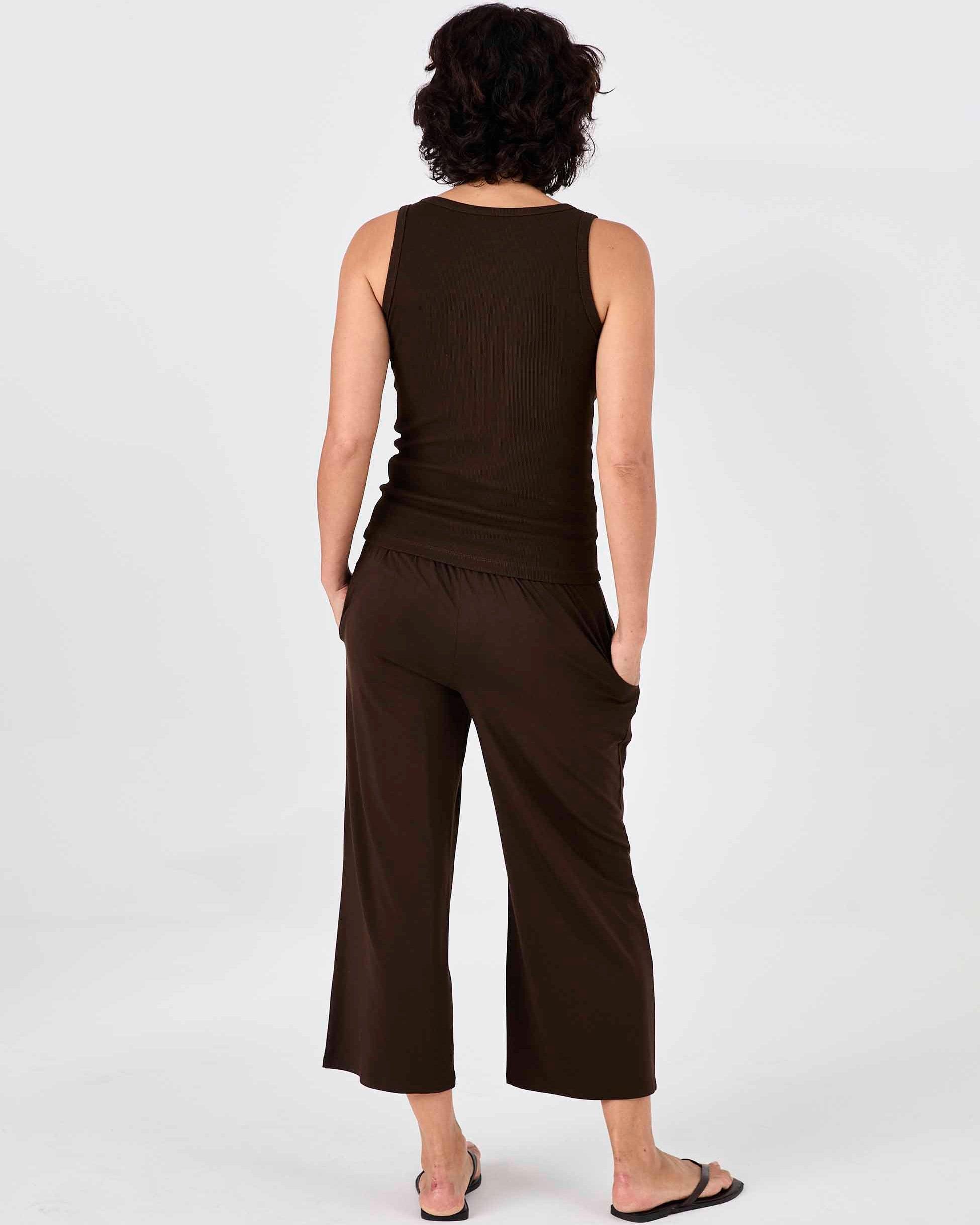 Jett Culottes - Coffee Bean