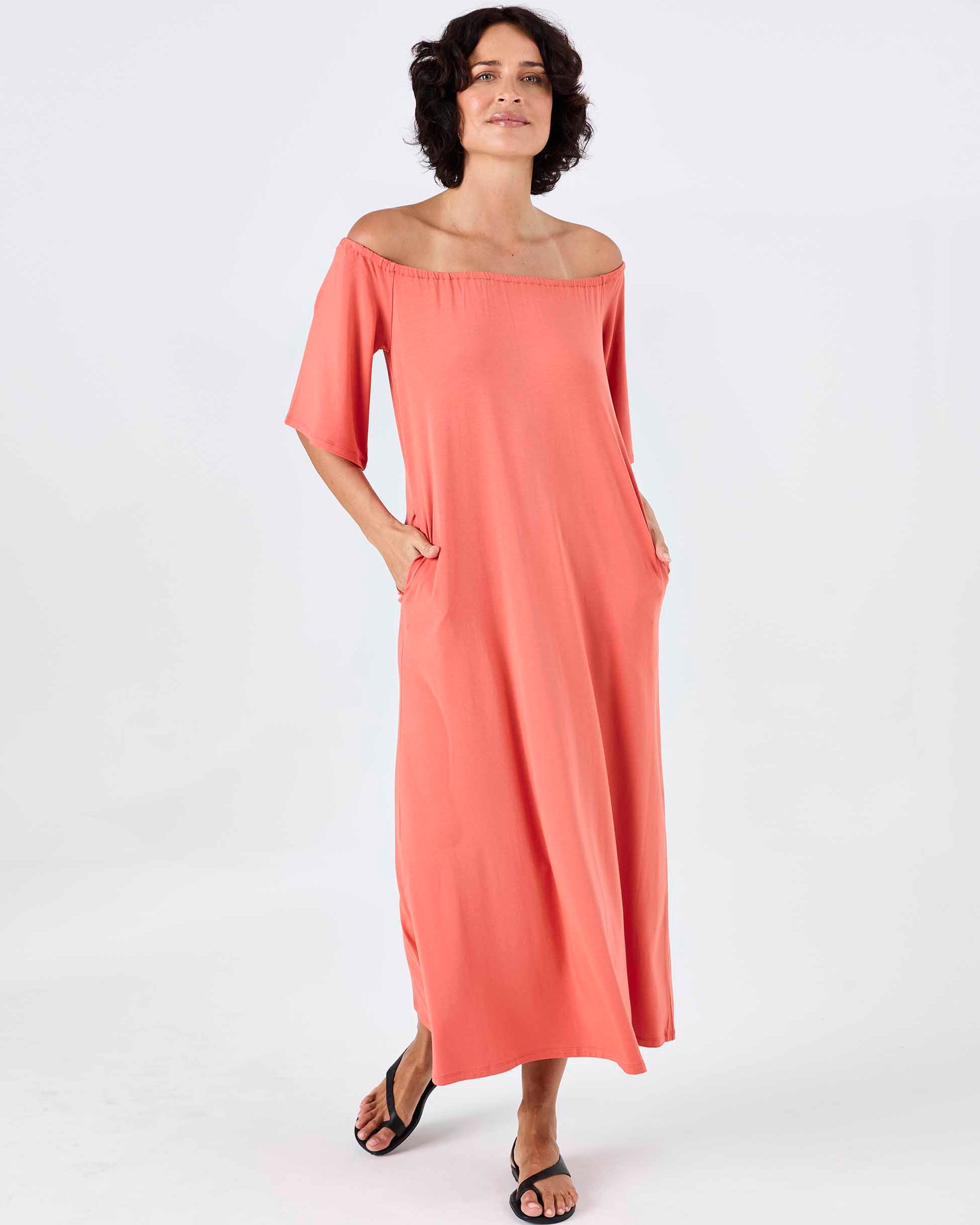 Arabella Dress - Burnt Sienna