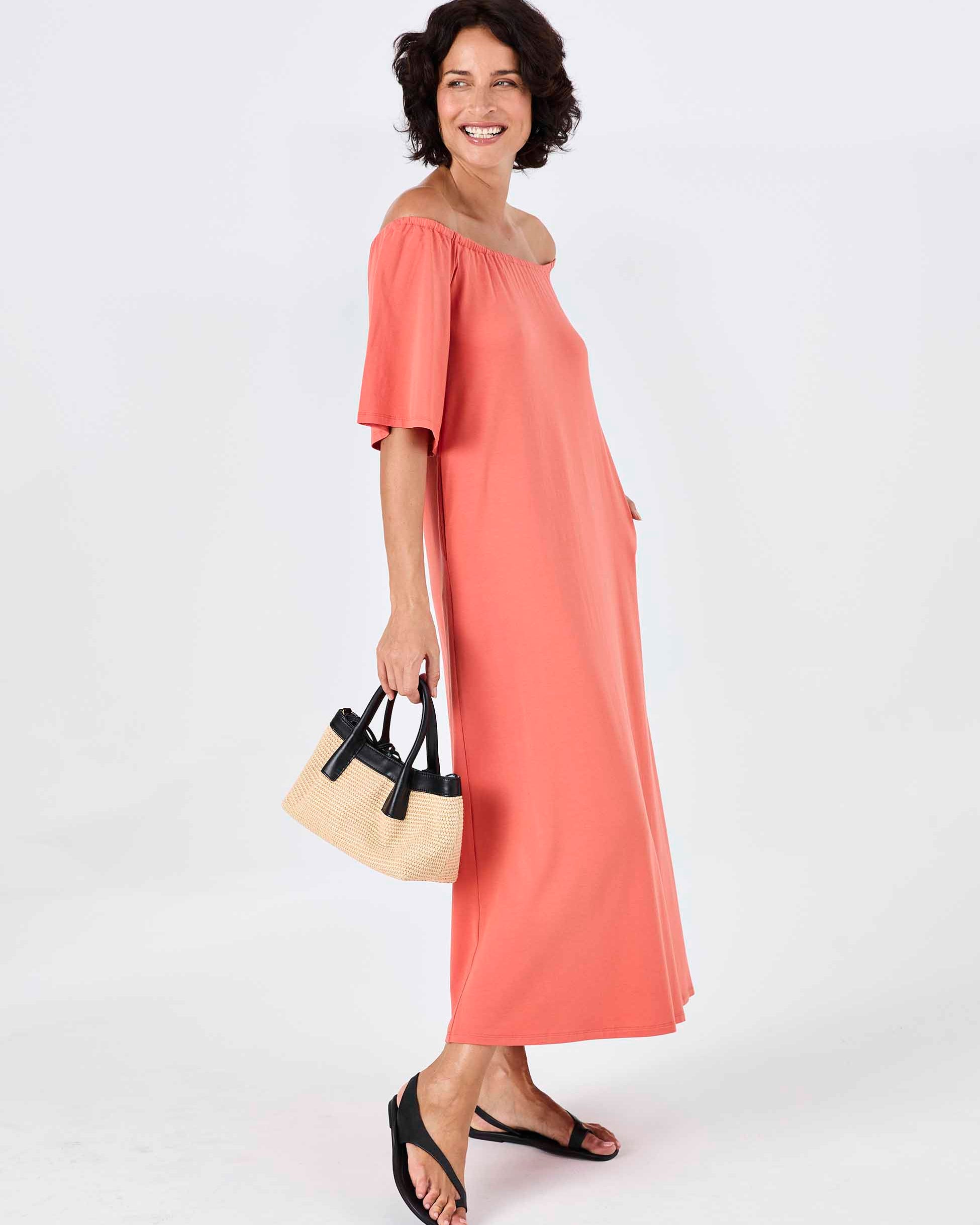 Arabella Dress - Burnt Sienna