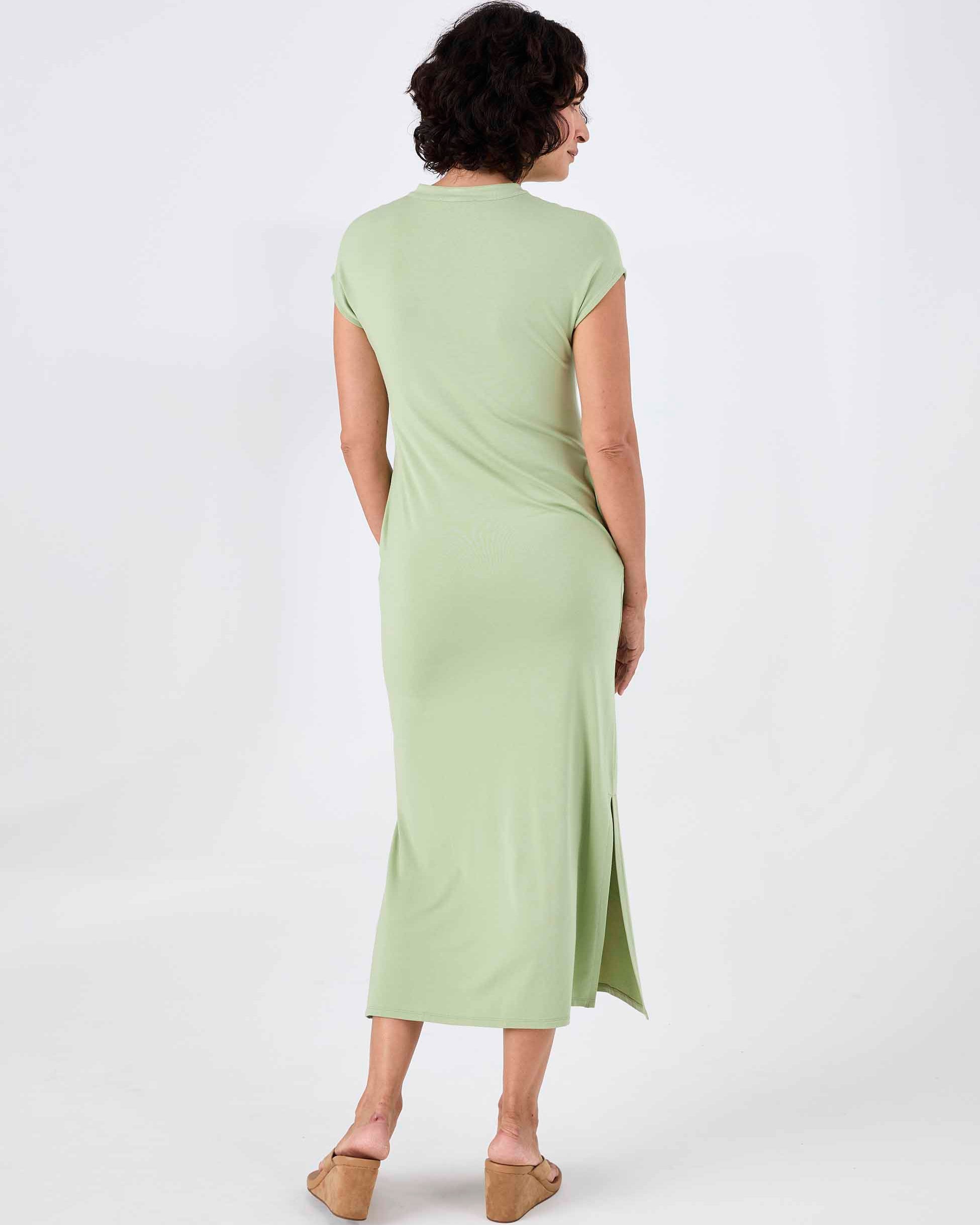 Alba Dress - Matcha Green