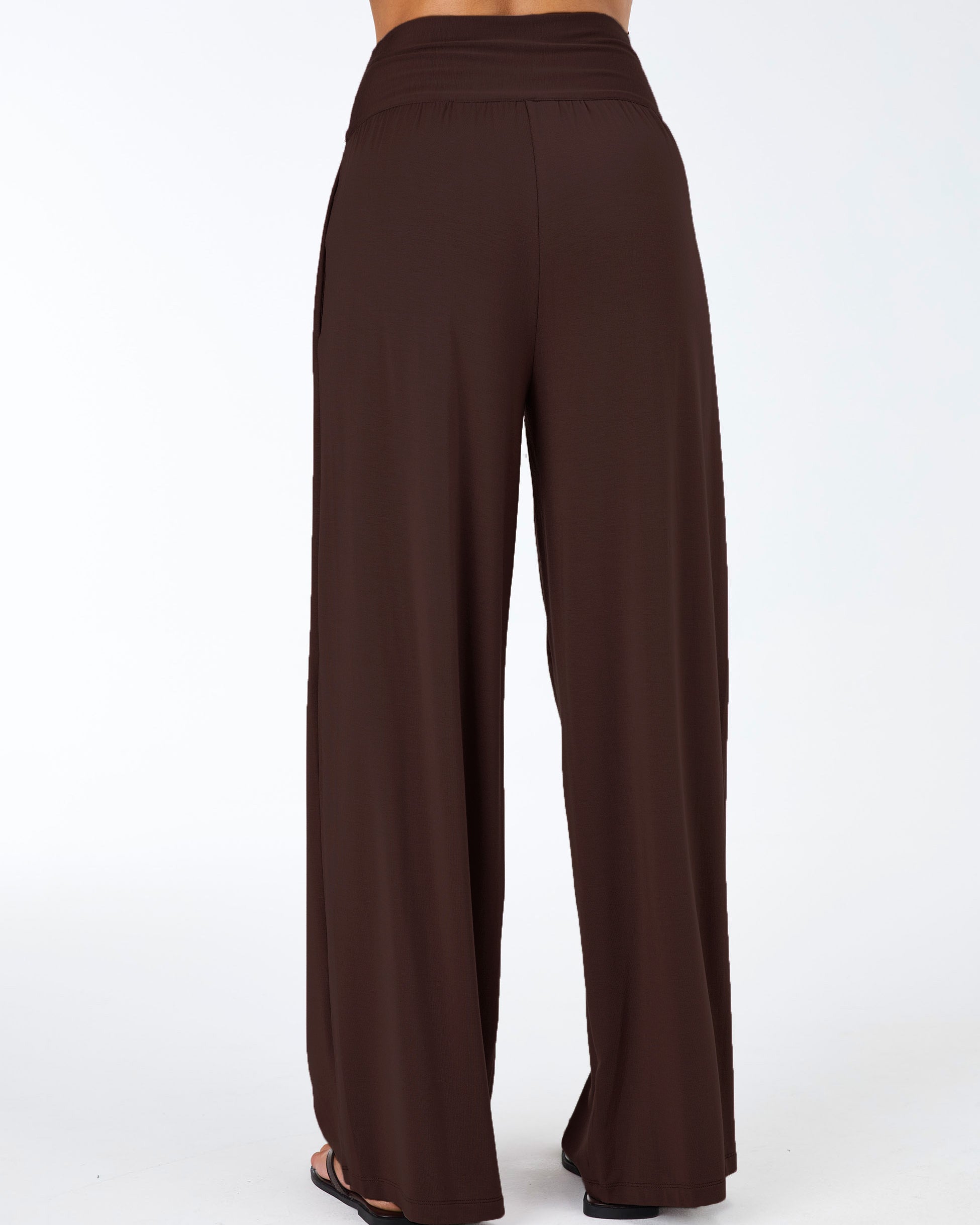 Nomad Modal Wide Leg Pant - Coffee Bean