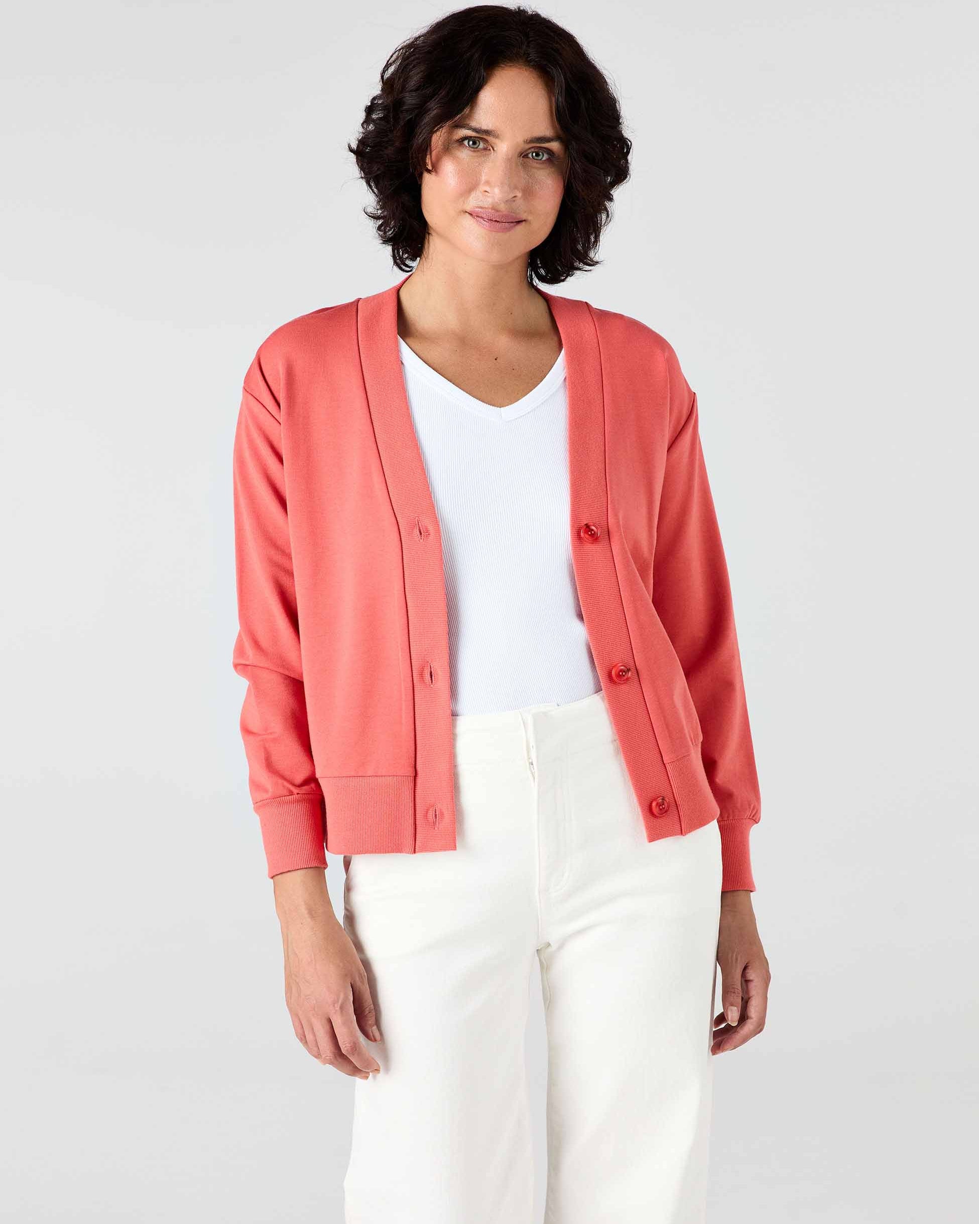 Leighton Sweat Top - Burnt Sienna