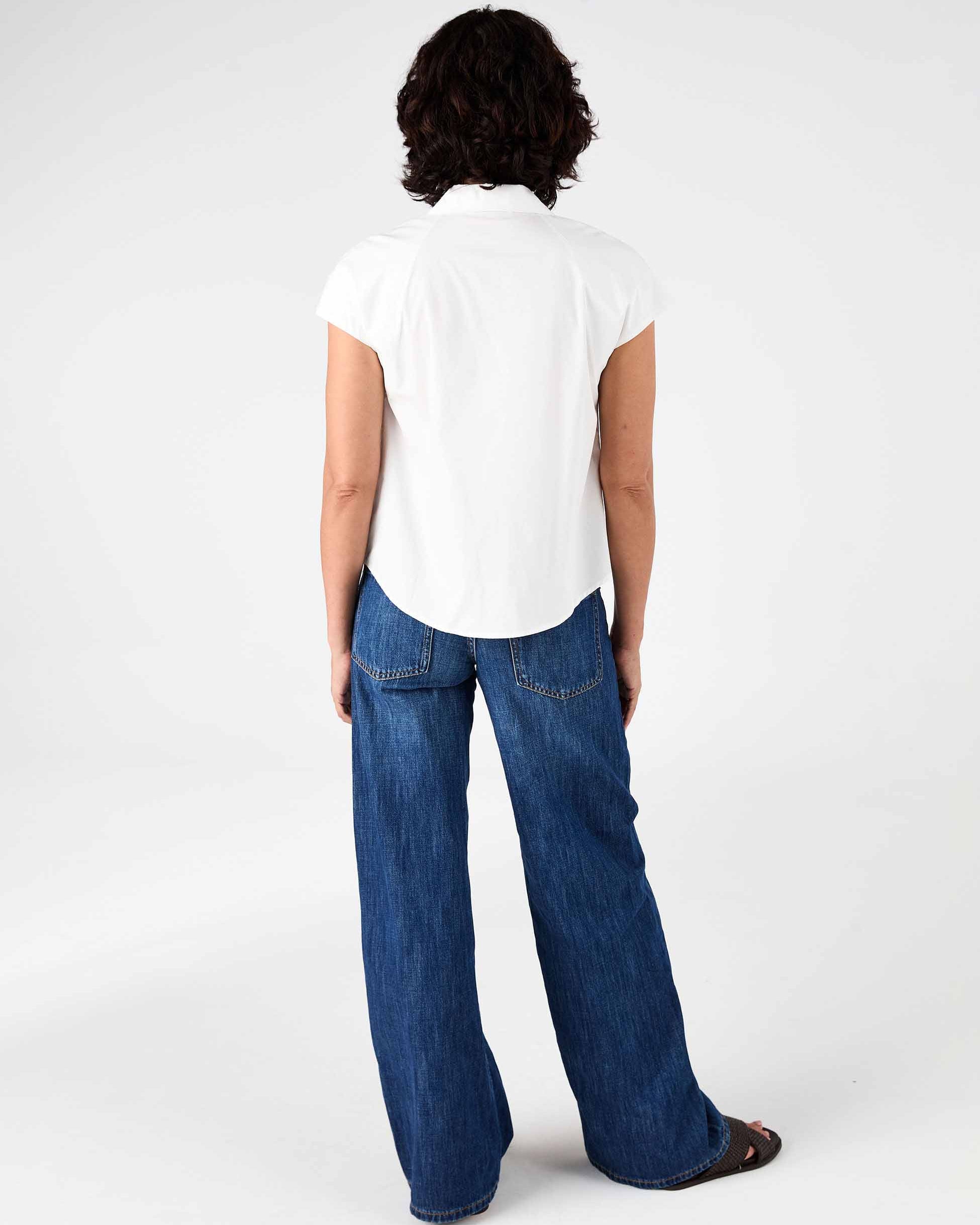 Laurel Poplin Shirt - White