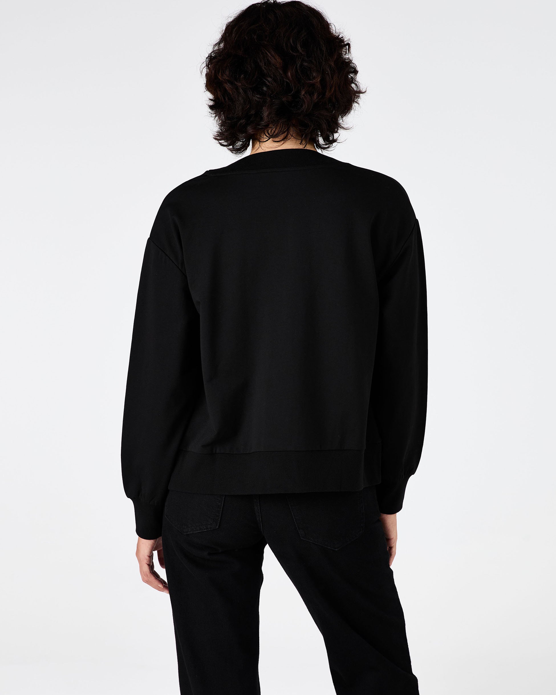 Leighton Sweat Top - Black