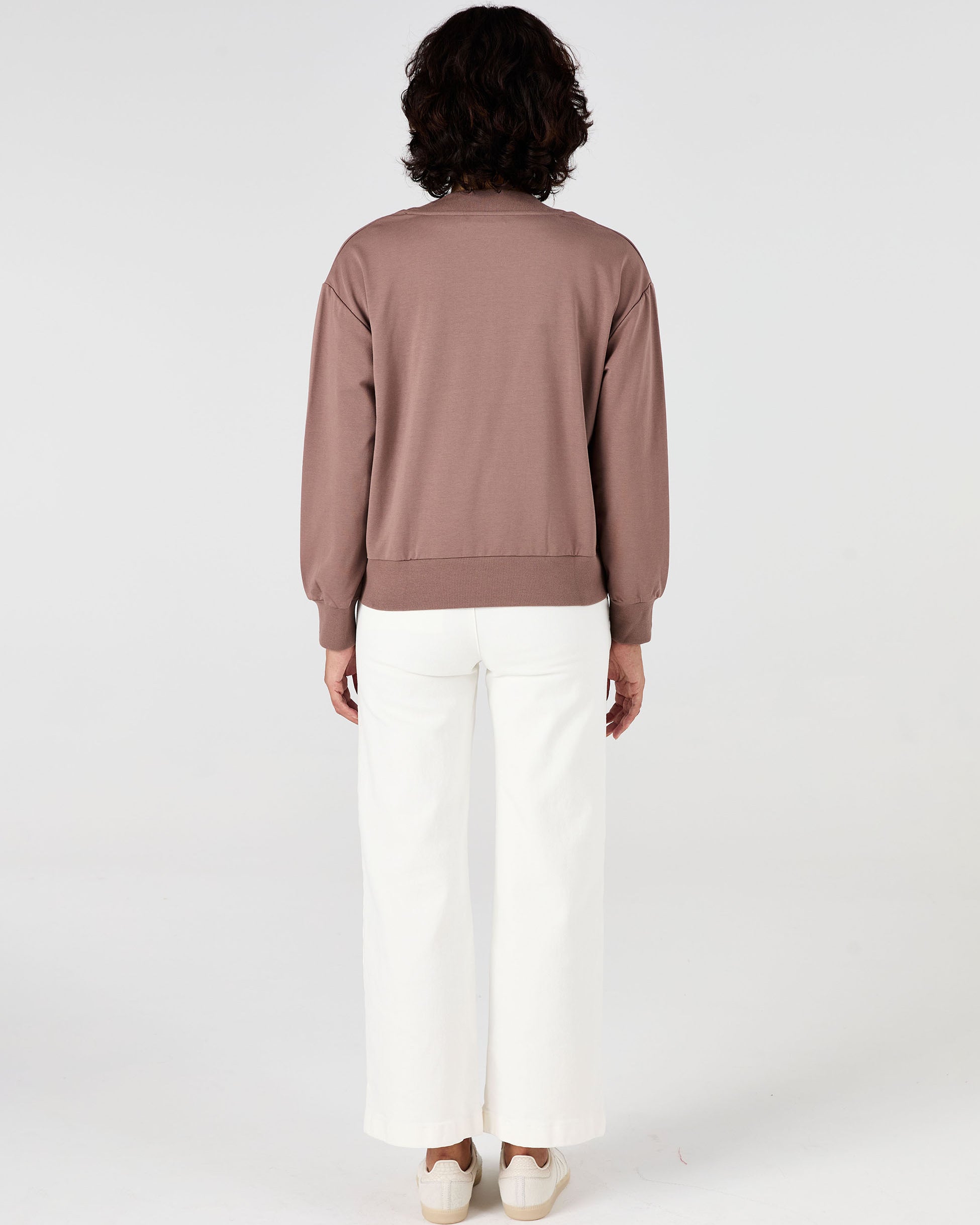 Leighton Sweat Top - Taupe