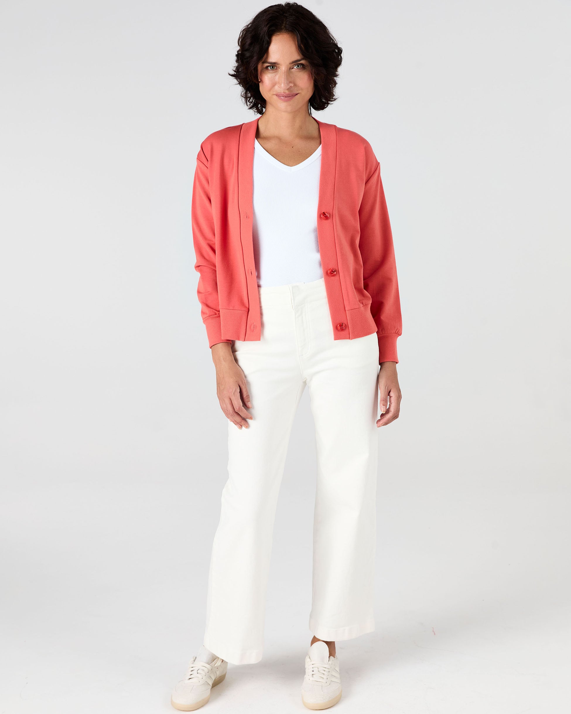 Leighton Sweat Top - Burnt Sienna