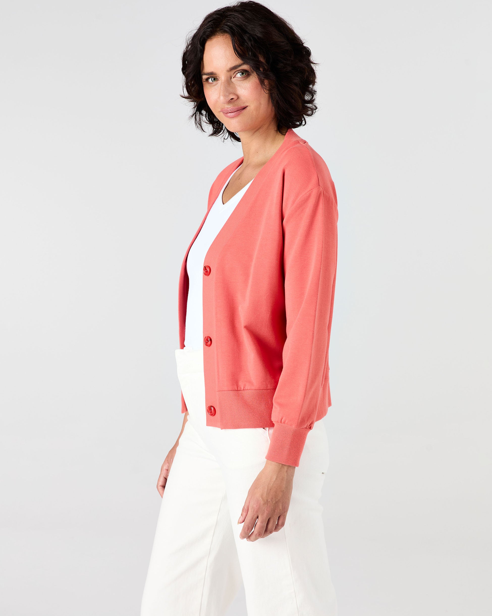 Leighton Sweat Top - Burnt Sienna