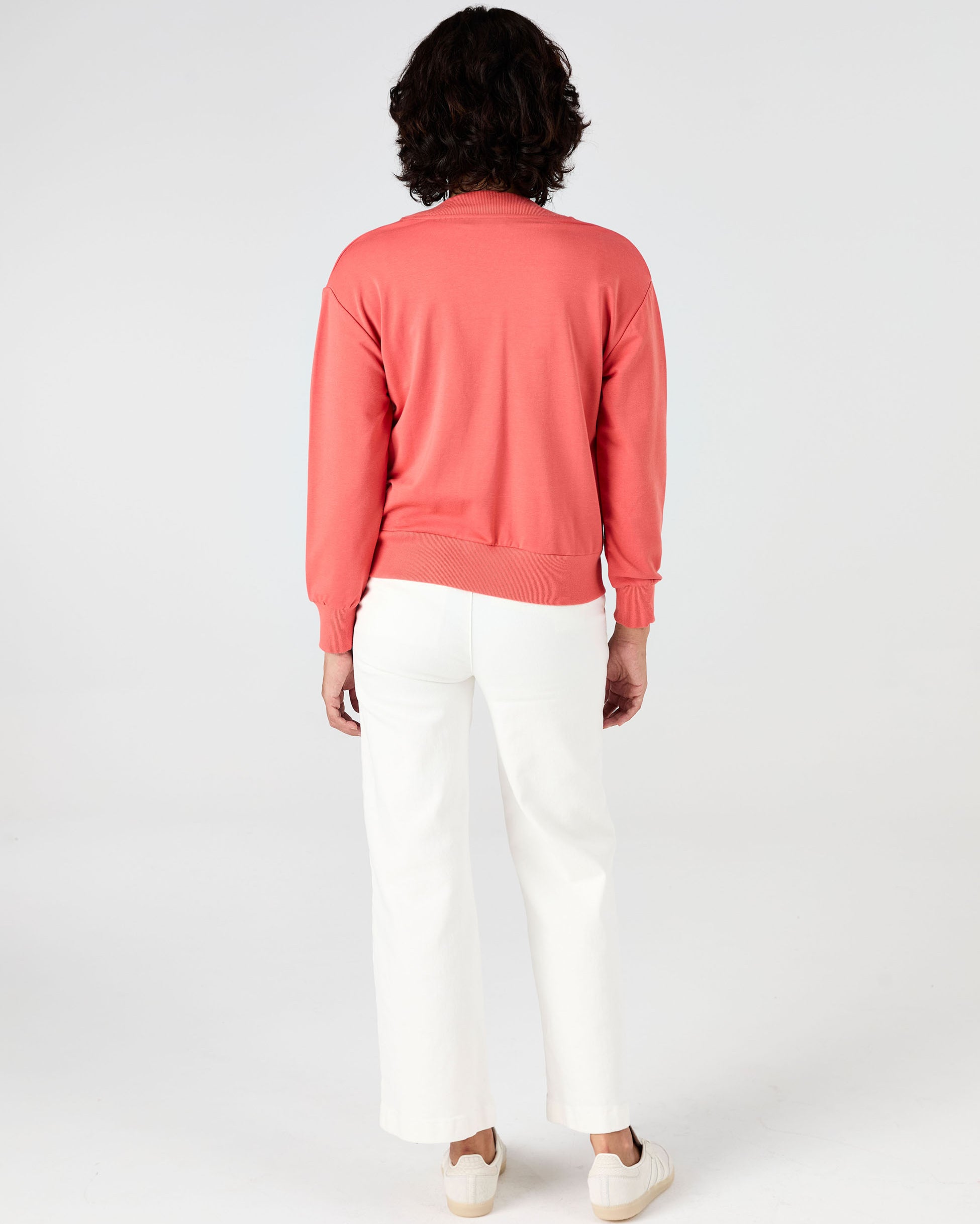 Leighton Sweat Top - Burnt Sienna