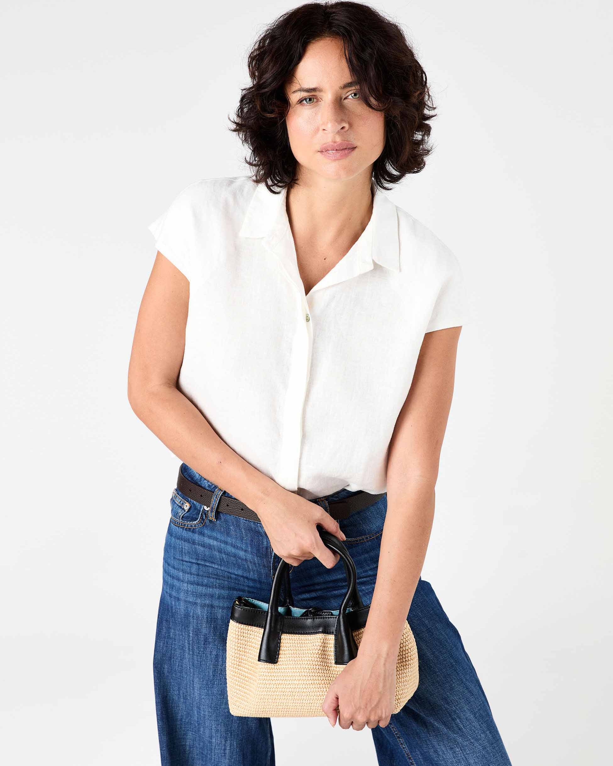 Laurel Linen Shirt White