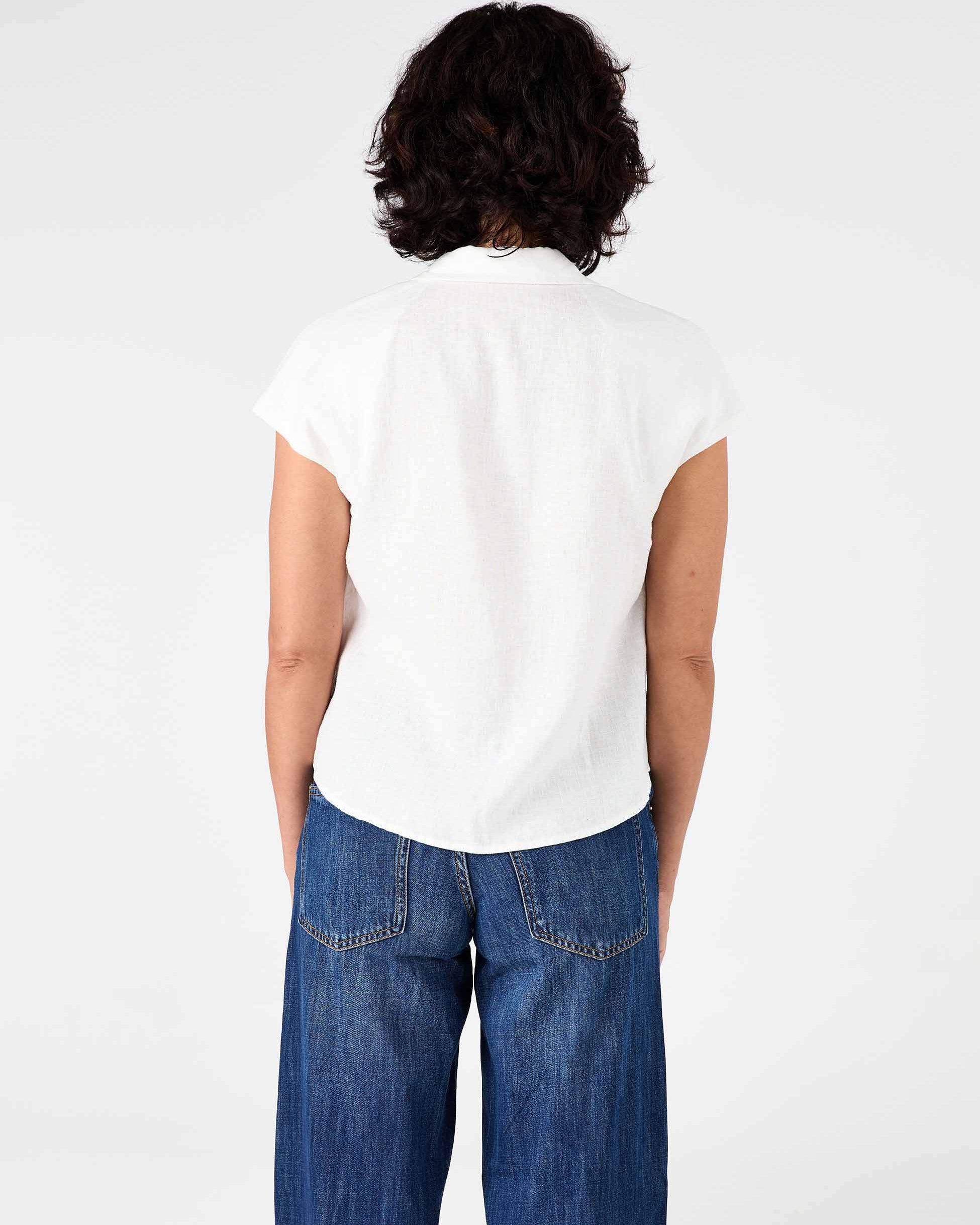 Laurel Linen Shirt White