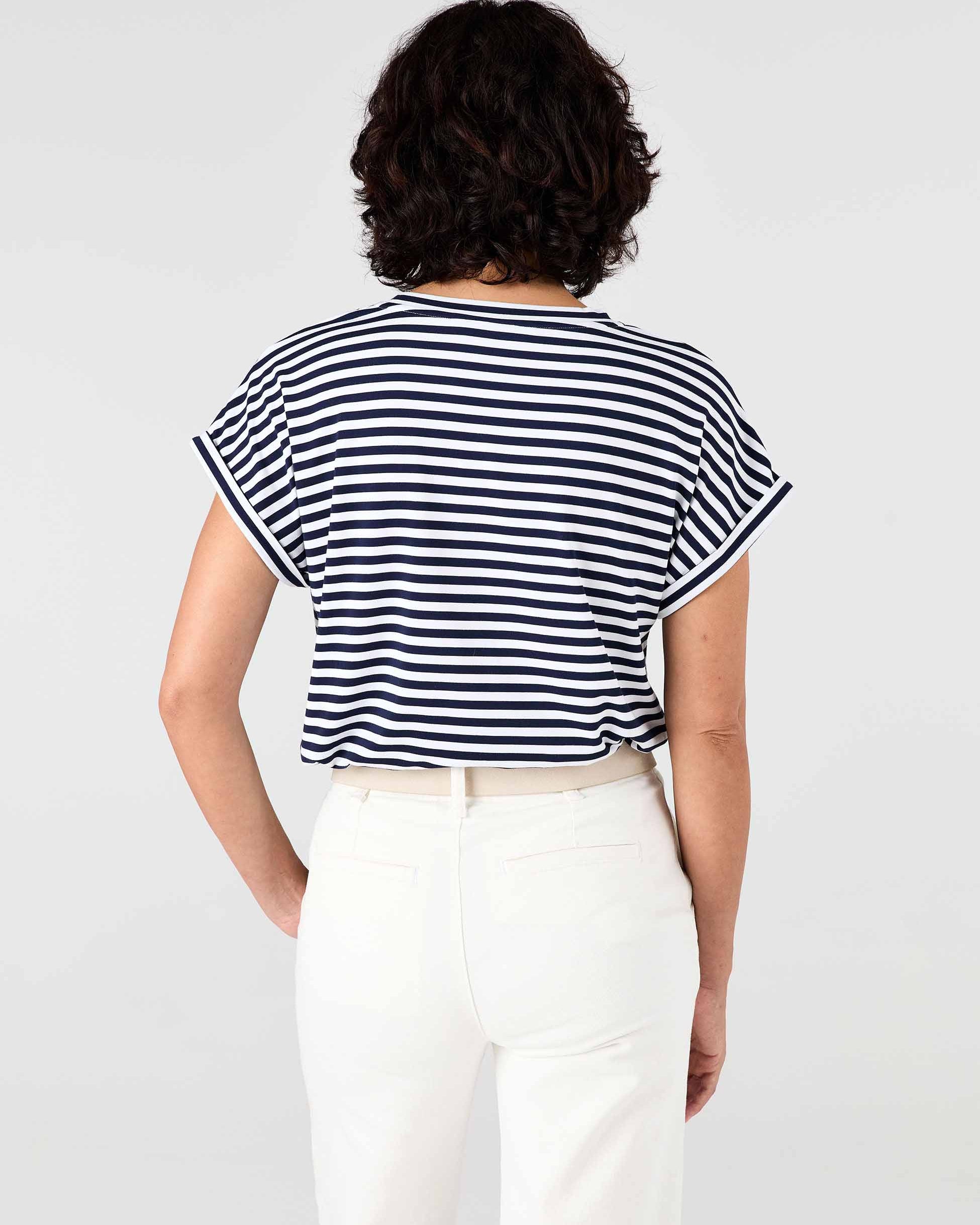 Jessica Oversized Tee - Navy