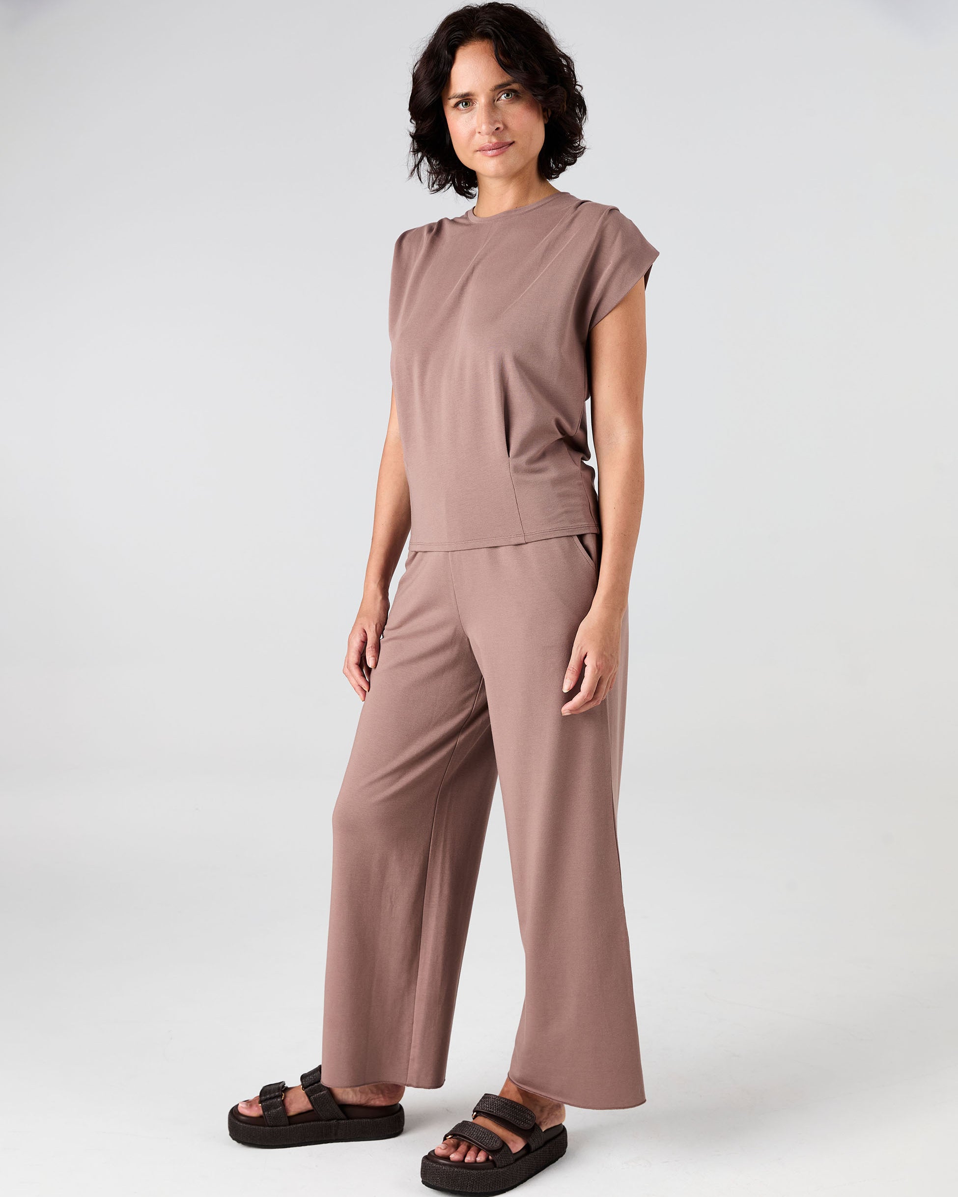 Calypso Top - Taupe
