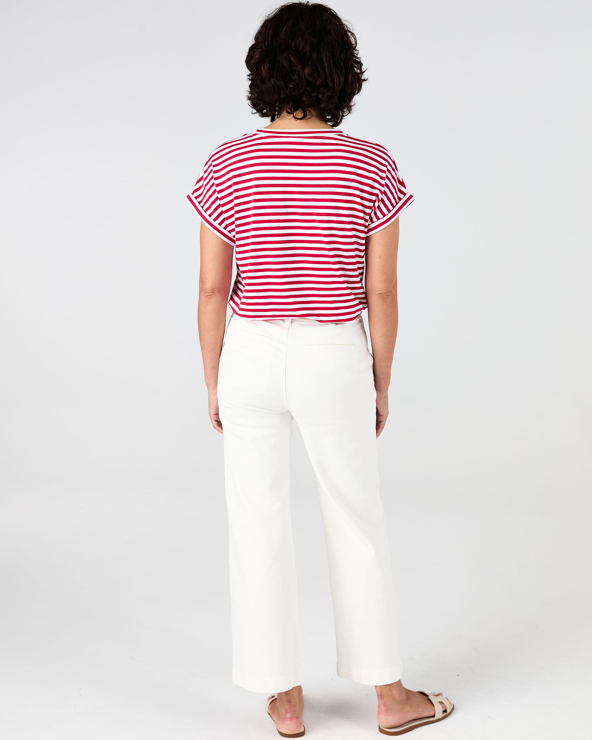 Jessica Oversized Tee - Cherry