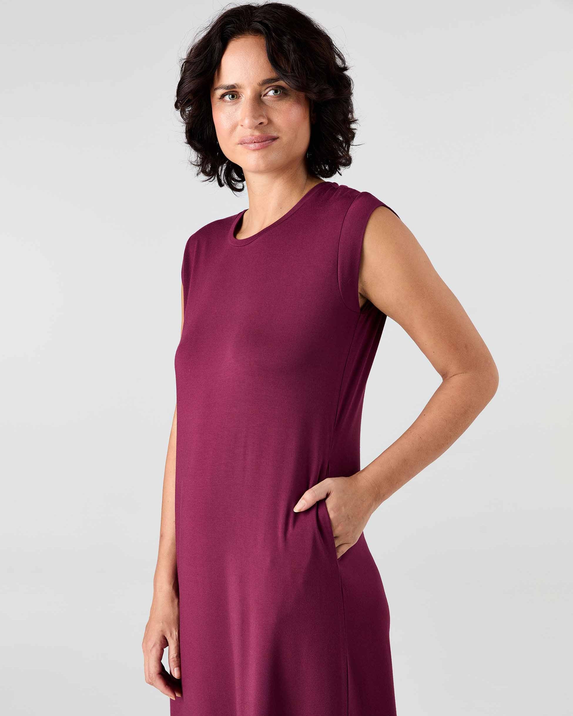 Roxy Maxi Dress - Ruby