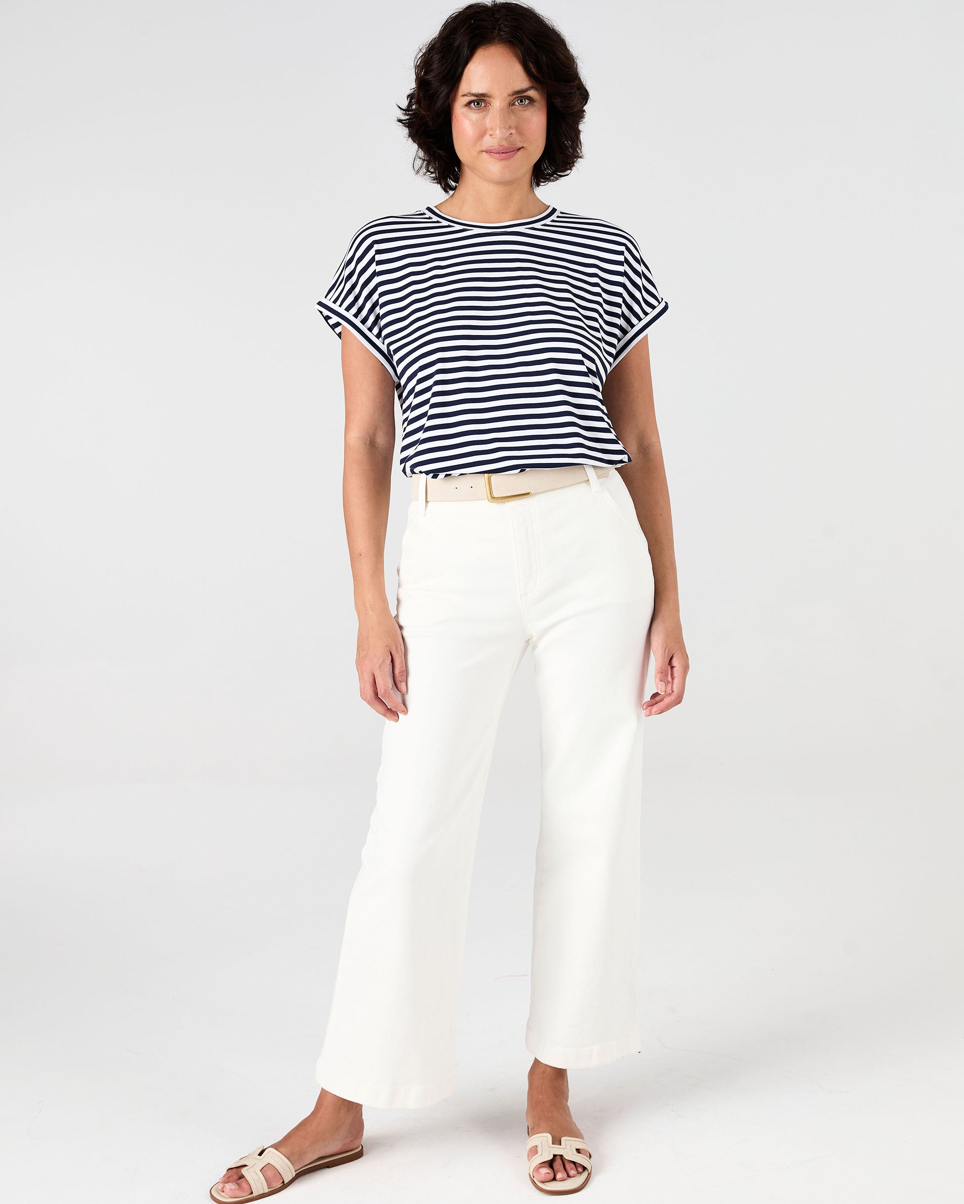 Jessica Oversized Tee - Navy