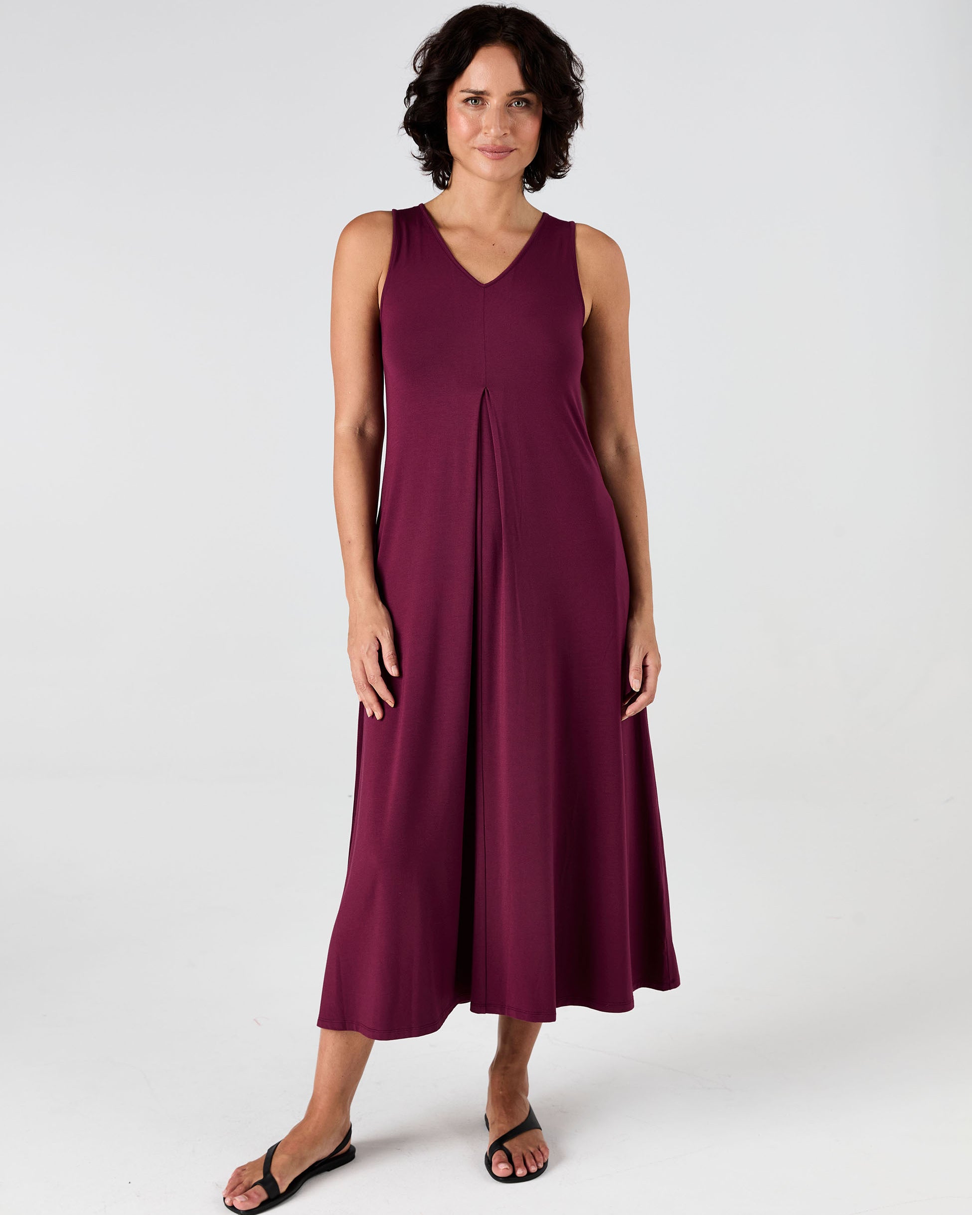 Dione Dress - Ruby