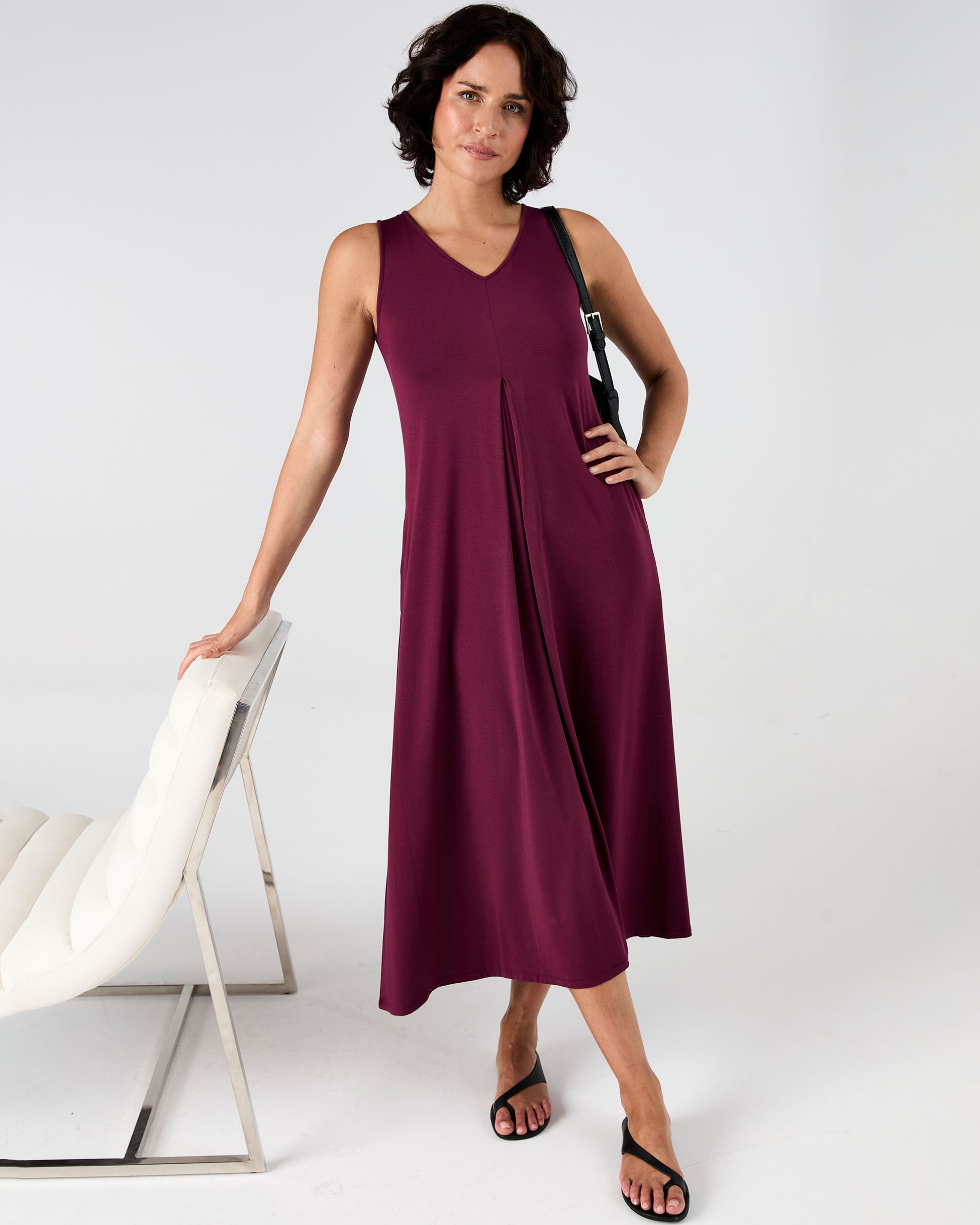 Dione Dress - Ruby